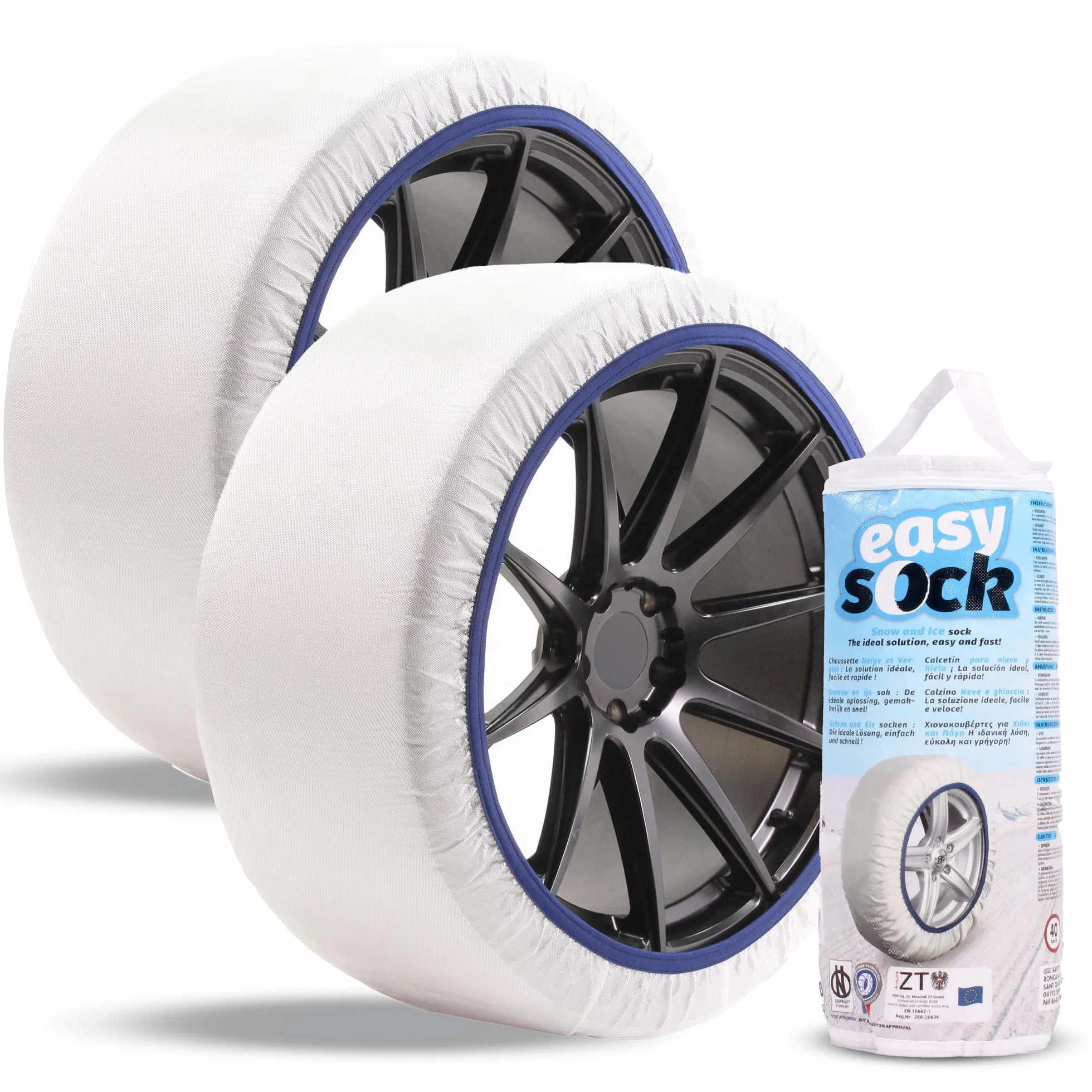 Catene da Neve in Tessuto L Set di 2 CAD8015