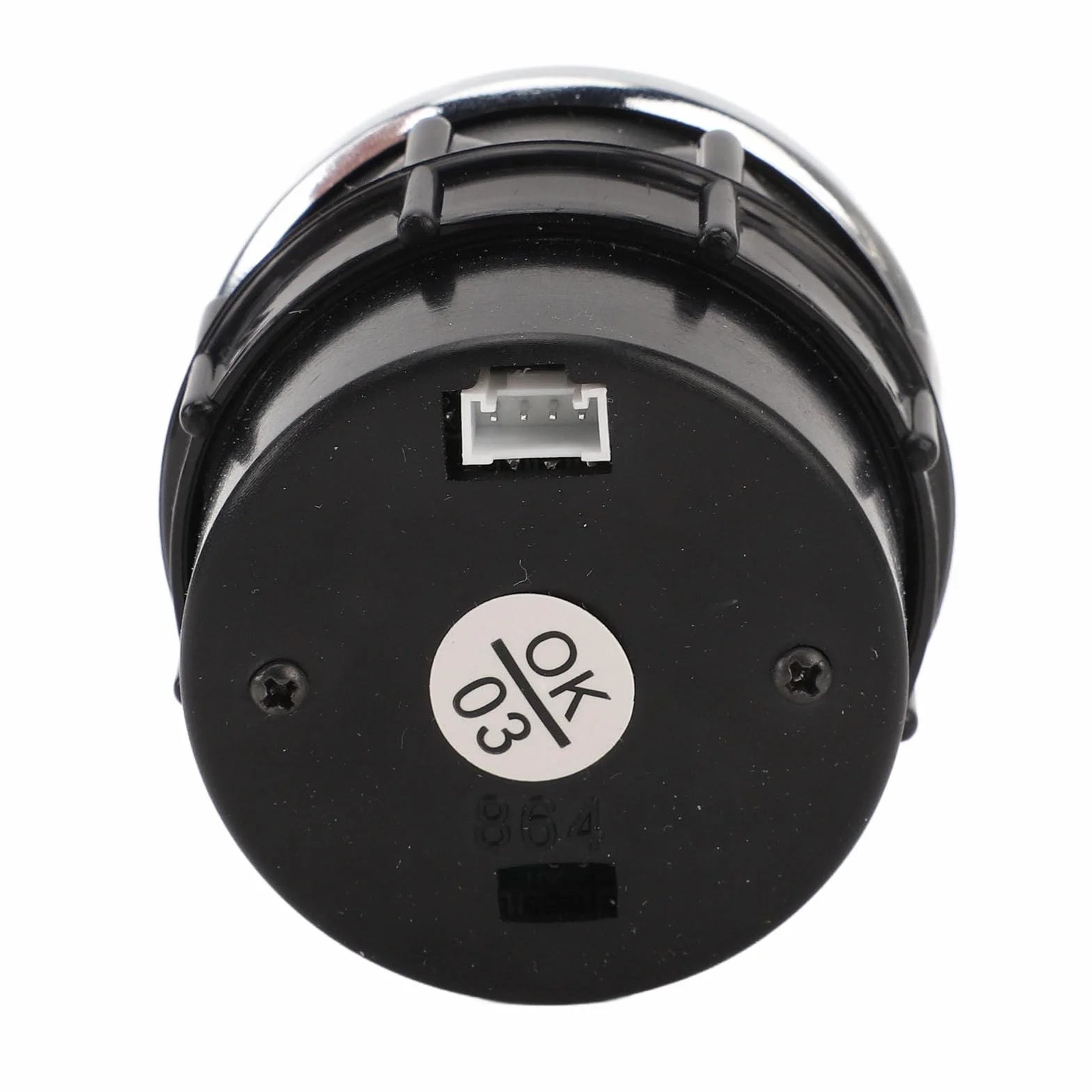 Aramox Manometro Digitale Pressione Olio Auto, Display 12V, 52 mm, 0-100 PSI, Alta Precisione