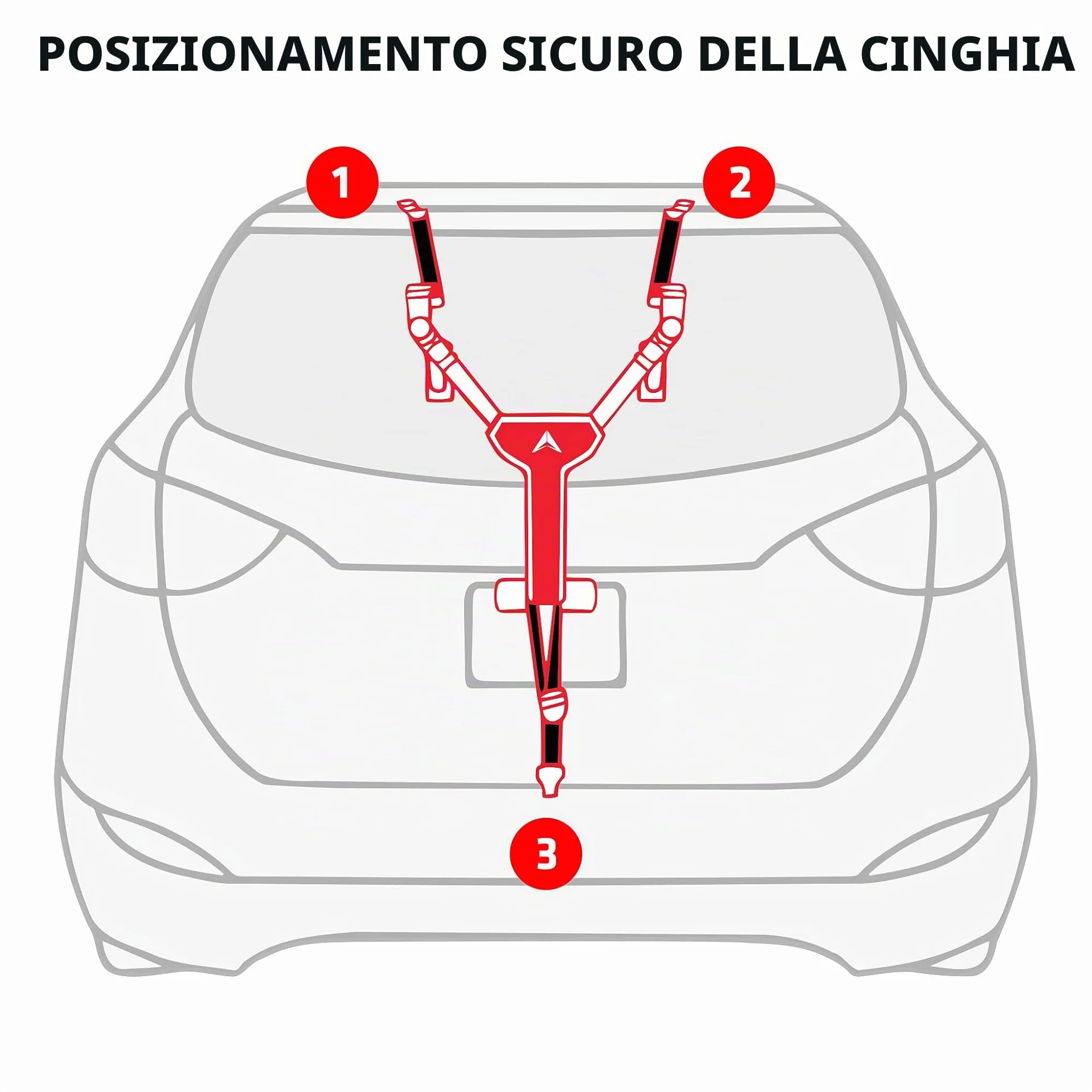 Allen Sports Portabici Singolo Ultra-Compatto Auto, Modello MT1-B