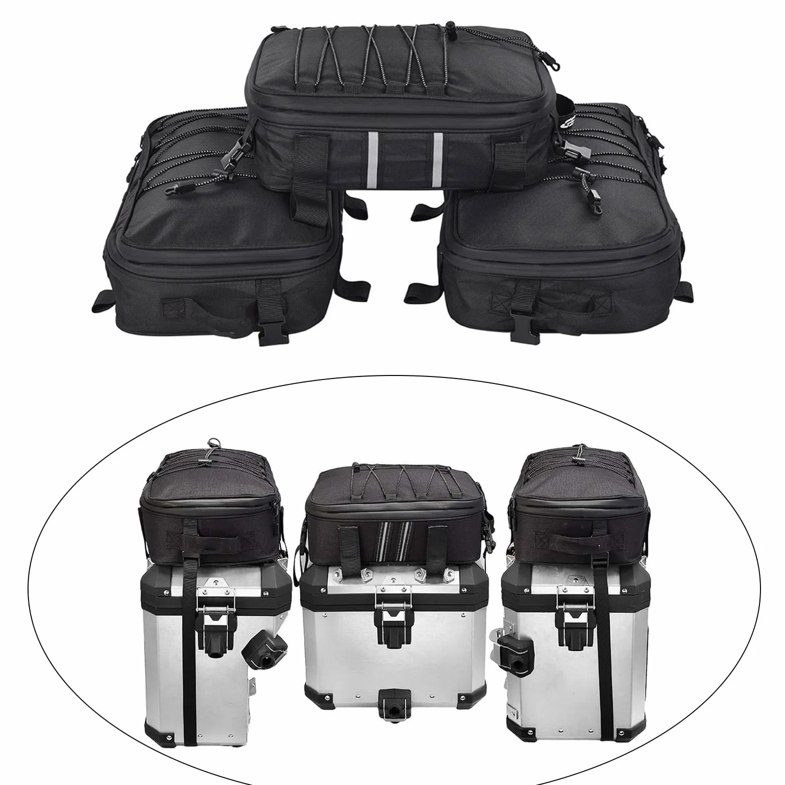 Borsa portaoggetti per coda da moto, accessori per moto, borse per bagagli per R1200GS Adventure Borse aggiuntive Top Pack