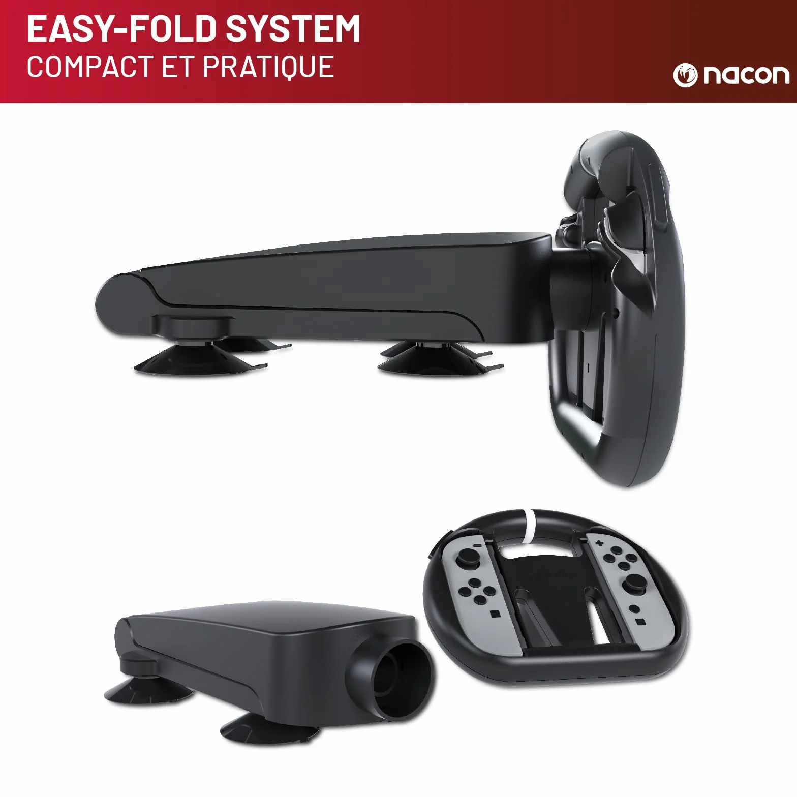 Nacon Foldable Racing Wheel Volante Simulatore Guida