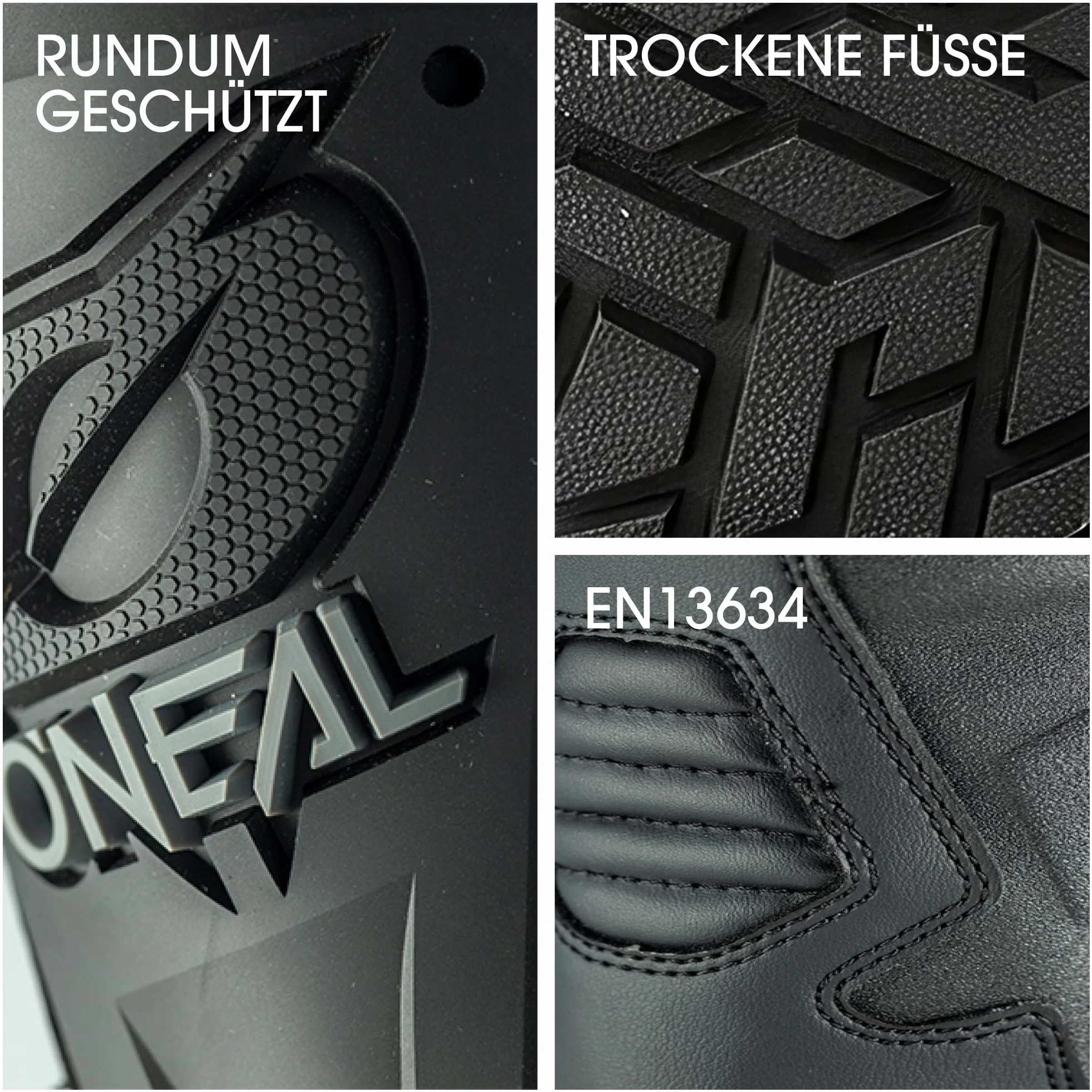 O'NEAL | Stivali moto | Enduro Adventure | Stivale Touring impermeabile, parastinchi in gomma termoplastica, suola in gomma piena | Sierra Boot | Adulto