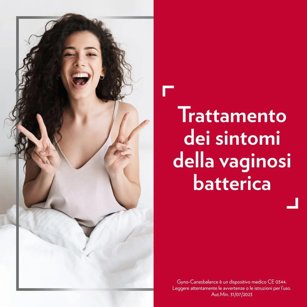 Gyno-Canesbalance Gel Vaginale Contro Vaginosi Batterica 7 Flaconcini 5ml