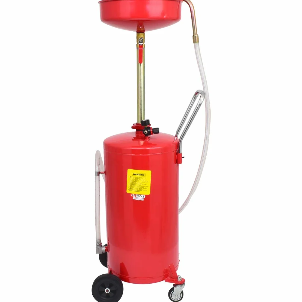 KS Tools 160.0001 Recuperatore-aspiratore olio esausto,mobile,60 litri