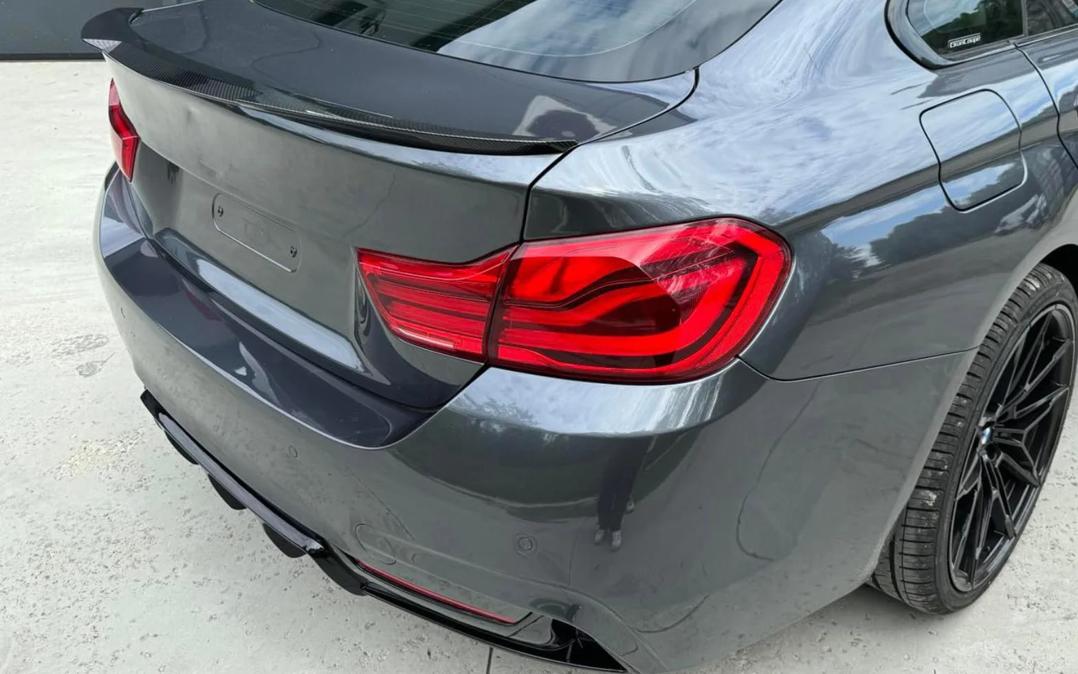 MpTuned Spoiler posteriore F36 M4 stile carbonio per serie 4 2014-2020 Performance Tuning Gran Coupe 420i 428i 430i 435i 440i
