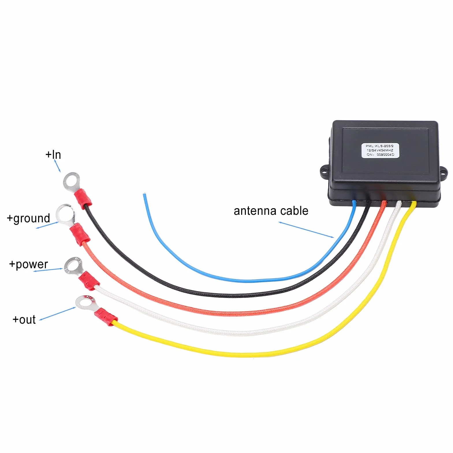 Kit Telecomando per Verricello Wireless 12V 24V 75ft Universale per Camion ATV SUV Auto
