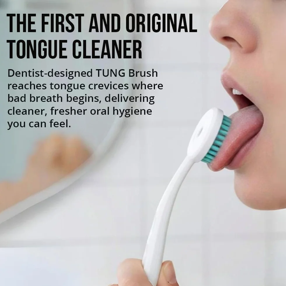 Tung Fresh Mint gel tongue Cleaner Confezione da 2