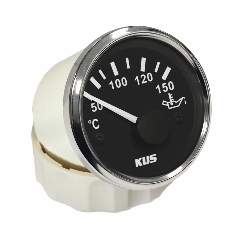 KUS oil Temp gauge Meter indicatore 50-150℃ con retroilluminazione 12V/24V 52mm