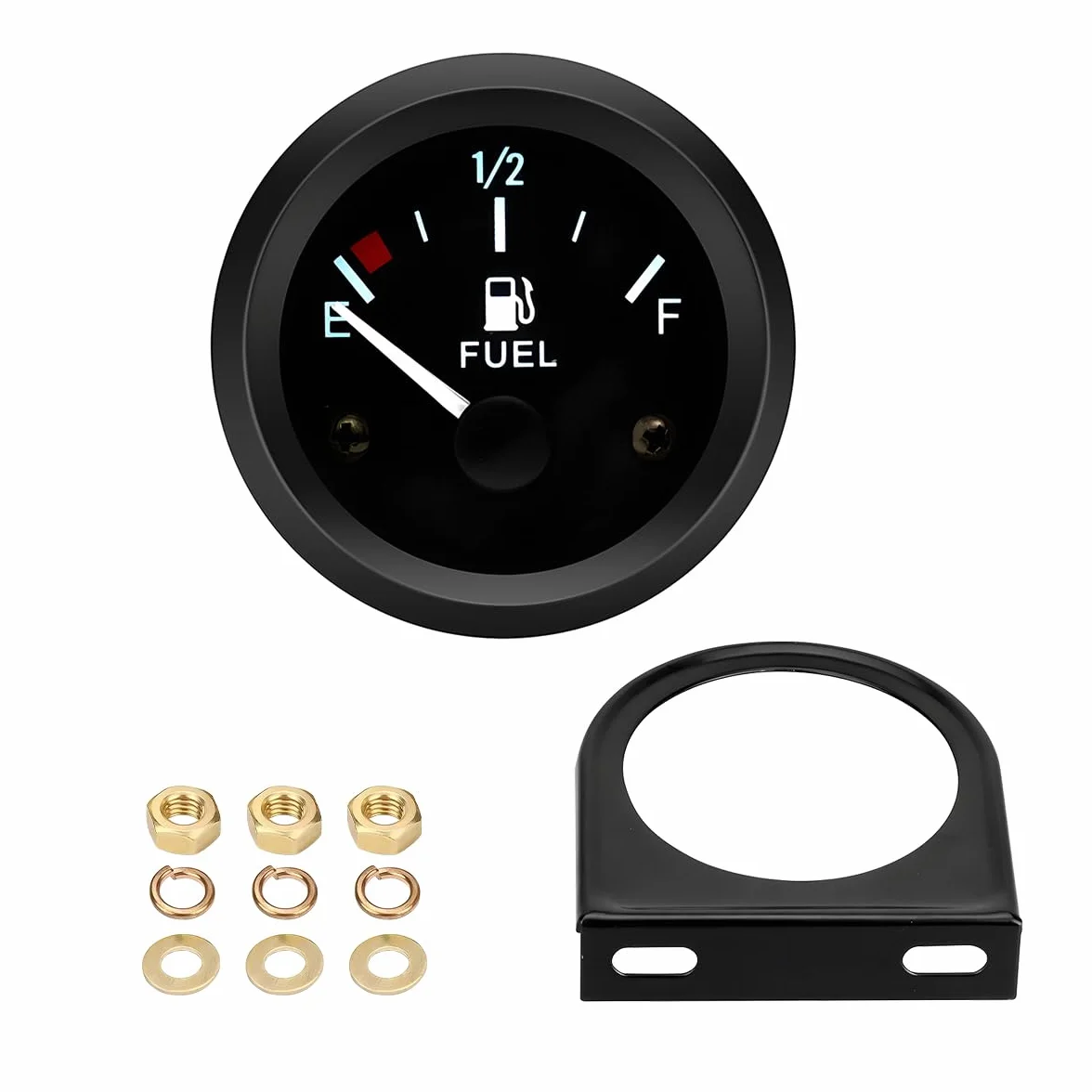 CGEAMDY Indicatore Livello Carburante 52MM Impermeabile 240-33ohm Retroilluminazione