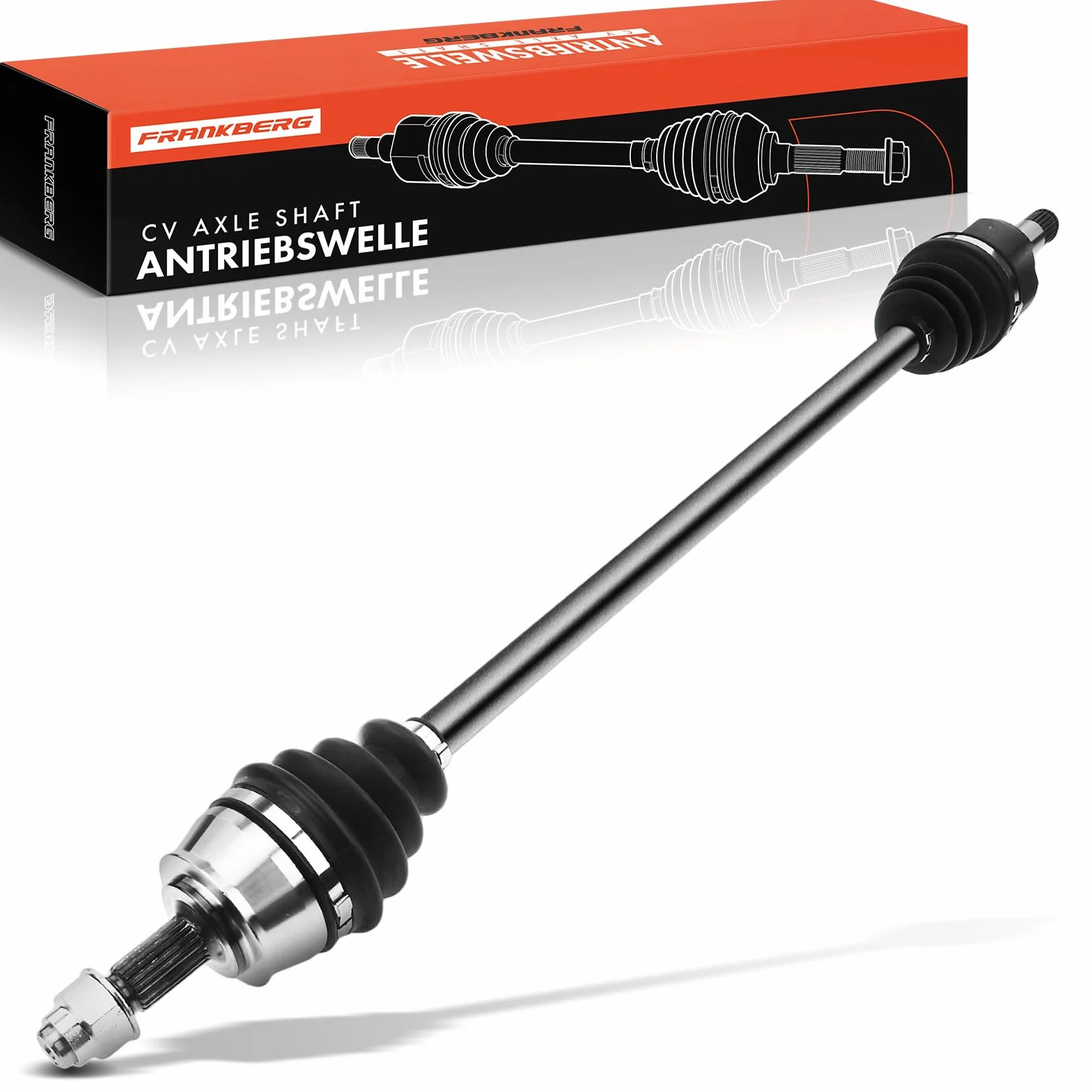 Frankberg Semiasse Albero di trasmissione MT senza ABS Ring Asse Anteriore Destra Compatibile con Cono 955 Fiorino Combi/MPV 225 Grande Punto 199 Punto 199 Punto Evo 199 Replace# 55700557