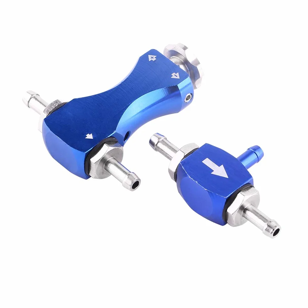 Turbo Boost Controller Manuale, Kit Controllo Boost Regolabile 1-30 PSI, Valvola di Sfiato Bilanciata per Auto Benzina, Alluminio Lavorato CNC, Montaggio in Cabina (Blu)