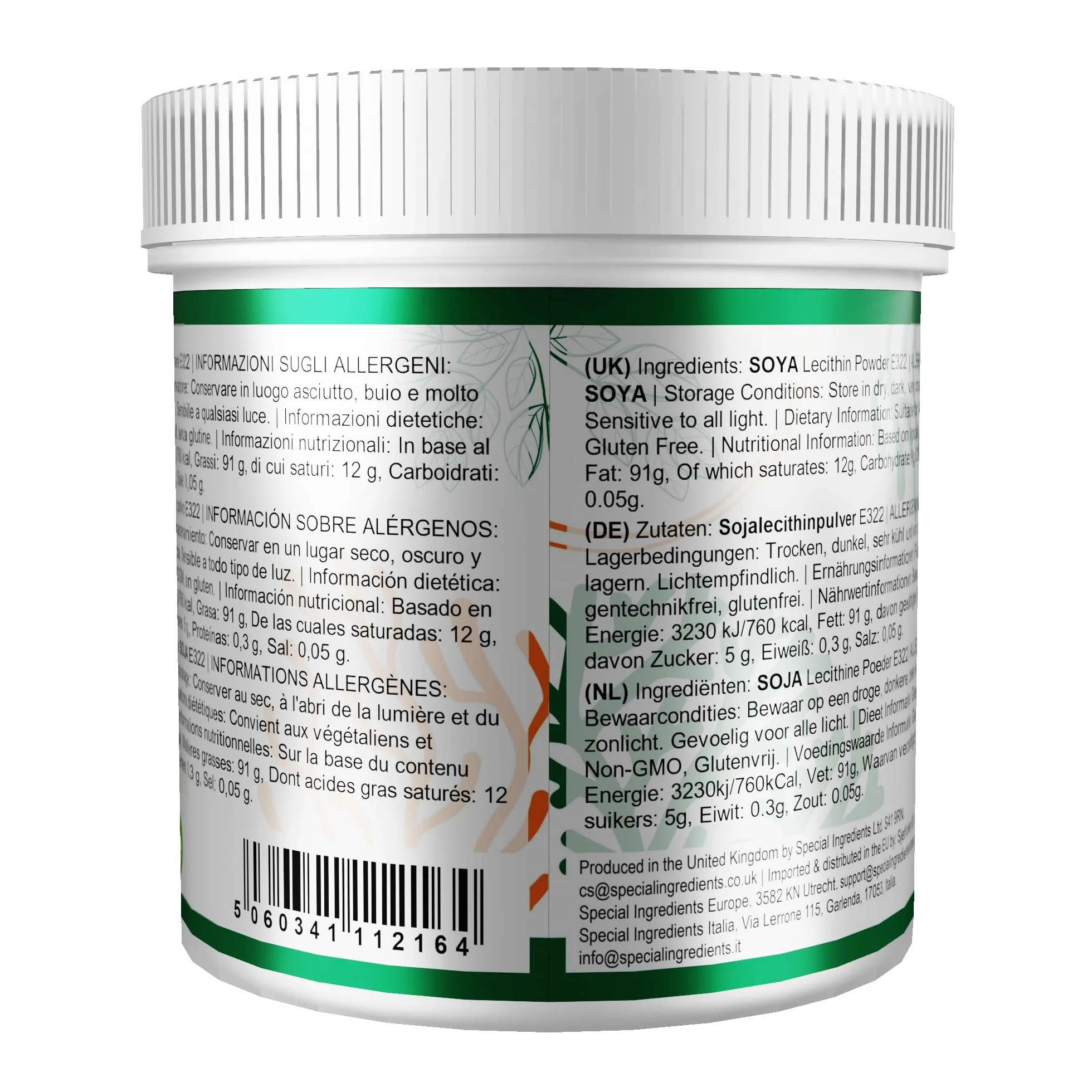 Lecithin Powder 250g Food Grade Non GMO