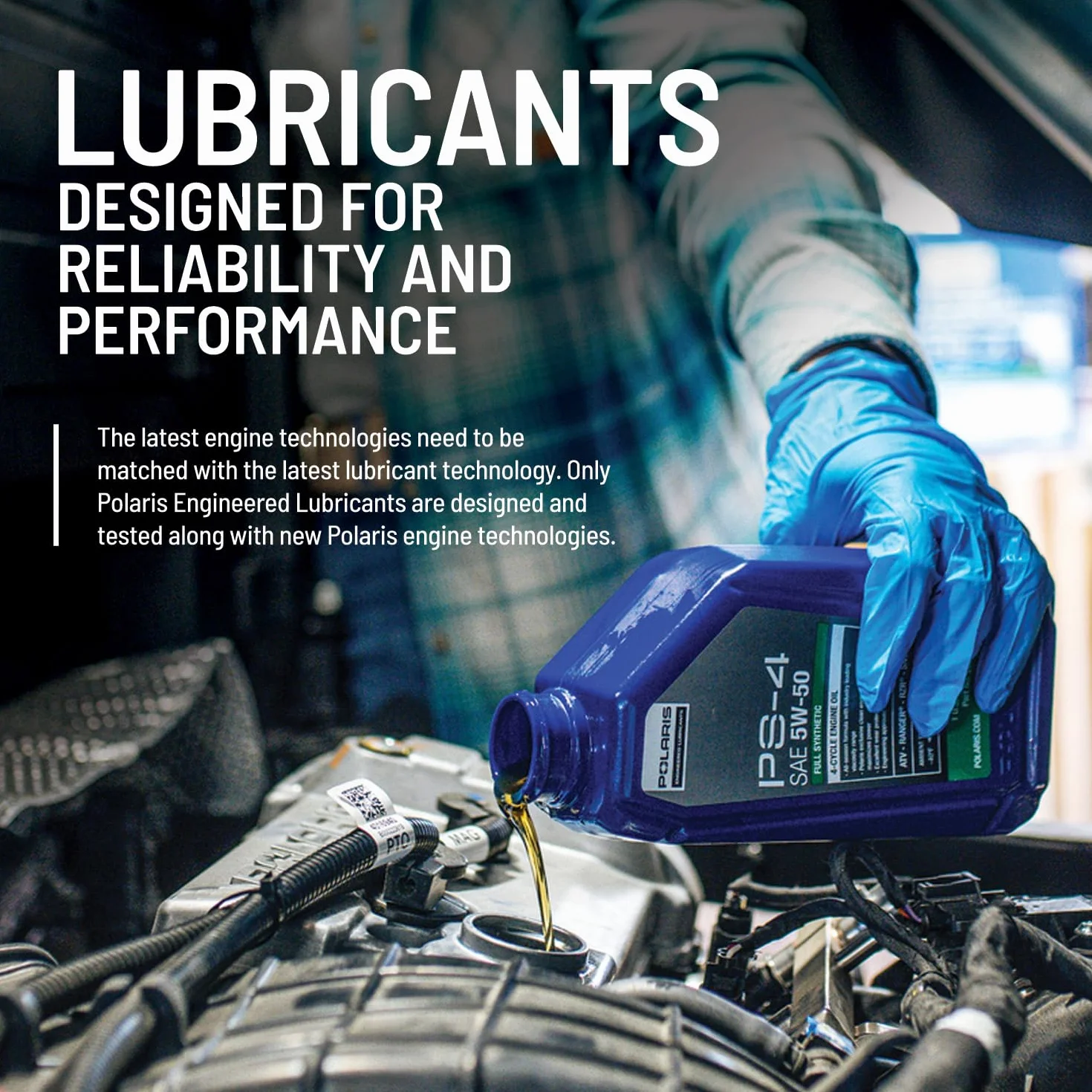 Polaris Off Road Full Synthetic Oil Change Kit PS-4 Engine Oil 2 Quarts 1 Oil Filter