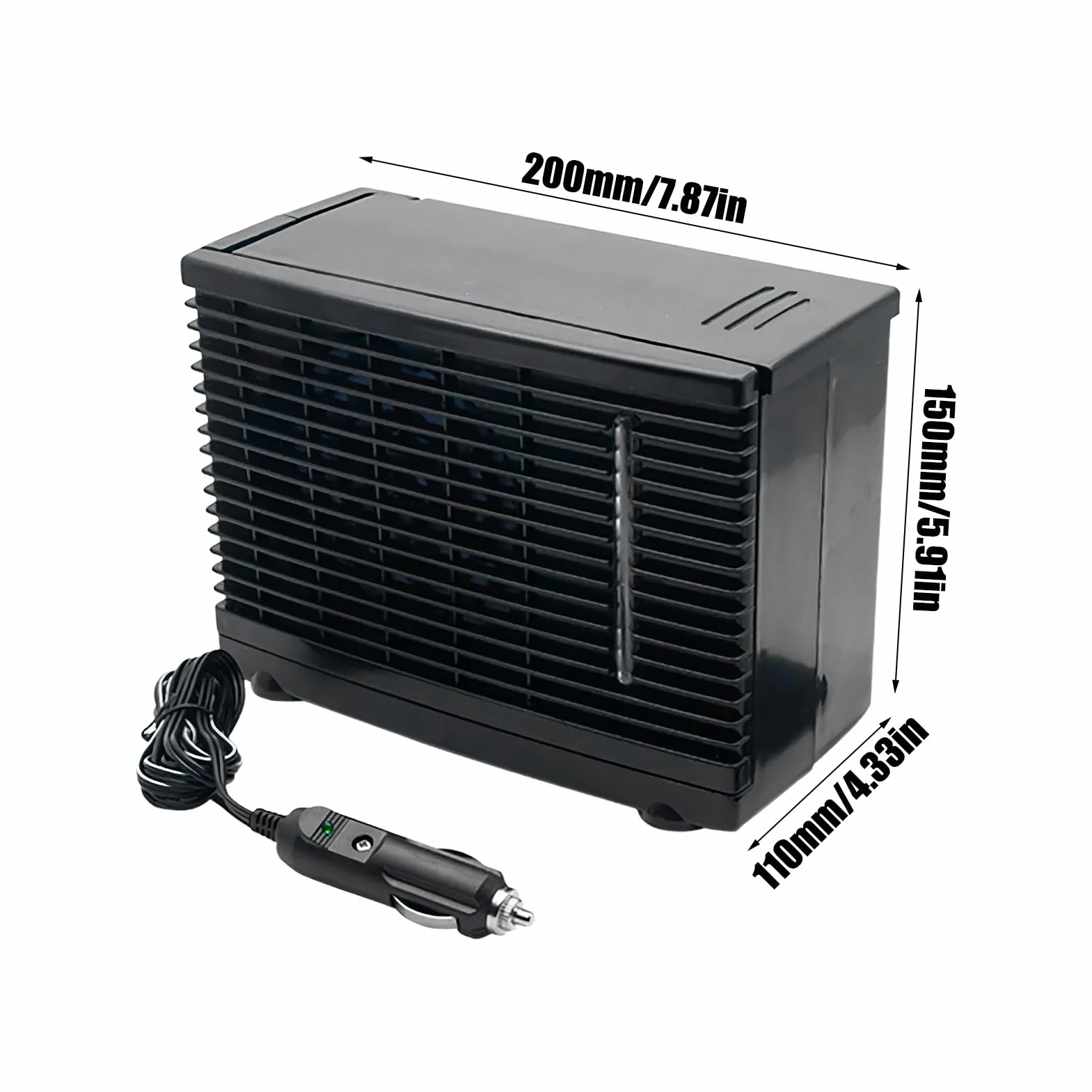 Climatizzatore Auto Portatile 12V Refrigeratore Evaporativo Acqua per Camion