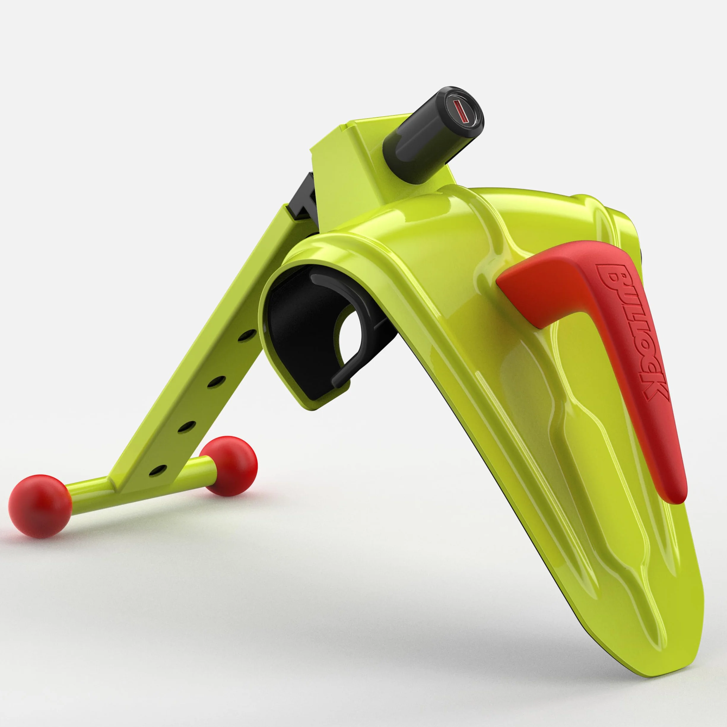 Bullock Defender Pro Blocca Volante Antifurto Universale per Auto, Scudo di Sicurezza in Lega Rinforzata, Giallo