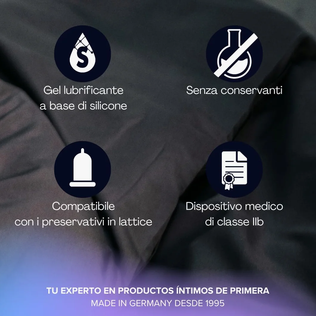 pjur ORIGINAL Gel lubrificante al silicone 100ml - lubrifica a lungo senza appiccicare, adatto ai preservativi