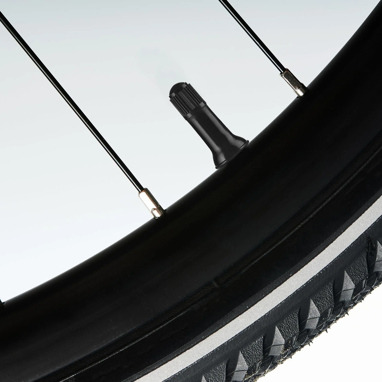 TR414 Valvole in Gomma Snap-in 30 Pezzi + 60 Pezzi Nuclei Valvola Auto Tubeless Valvola pneumatici Nero