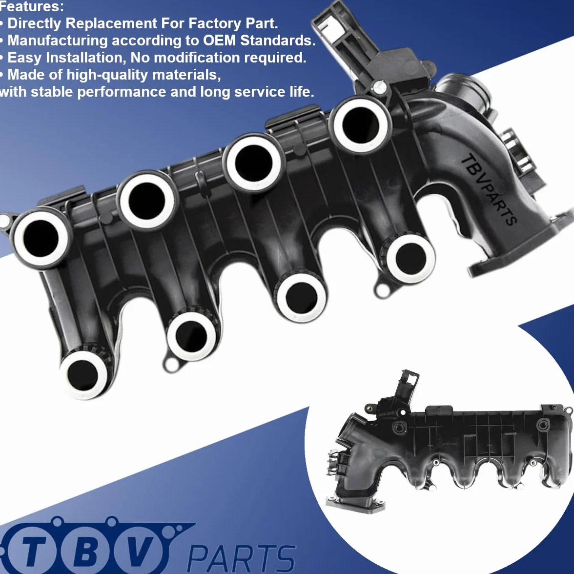 Collettore di aspirazione 3M5Q6P036AE 0361N3 per Berlingo C2 1.6 HDI 1.6TDCI