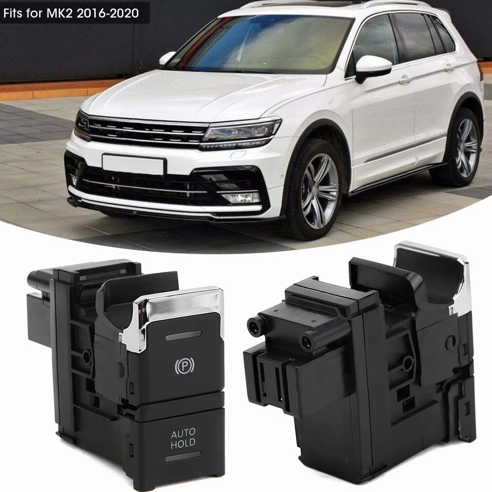 Interruttore Freni a Mano Elettronico 5NG927225 per MK2 2016-2020 - ABS Durevole, Facile Installazione, Auto Hold, Alta Affidabilità
