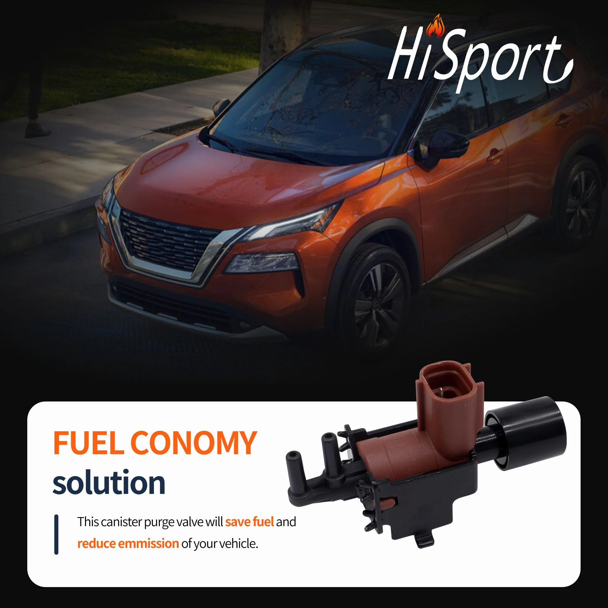 HiSport Valvola di commutazione del vuoto 25860-62010 compatibile Toyota Camry Avalon Sienna