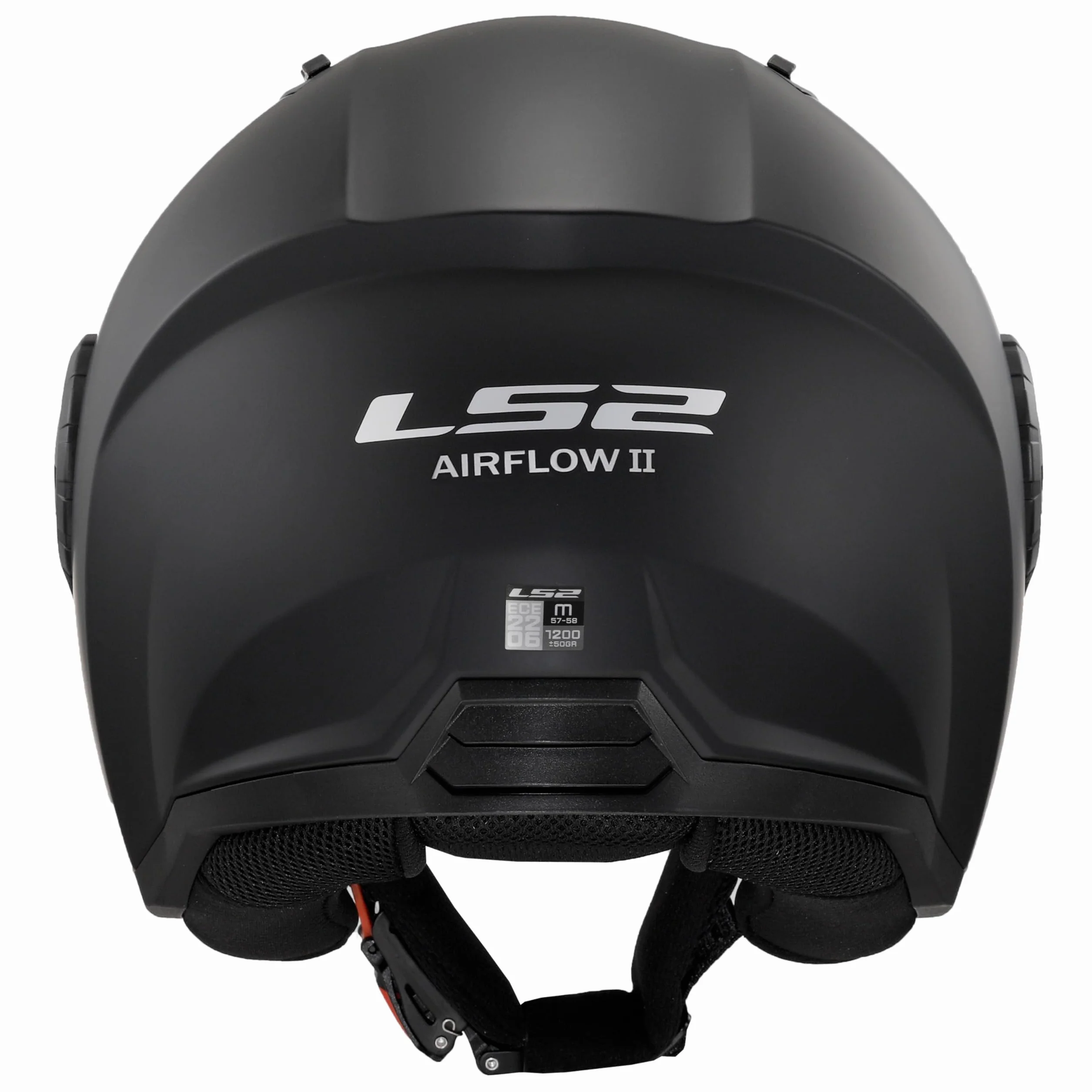 Open Faced Motorcycle Helmet. LS2 Airflow II ECE 22.06