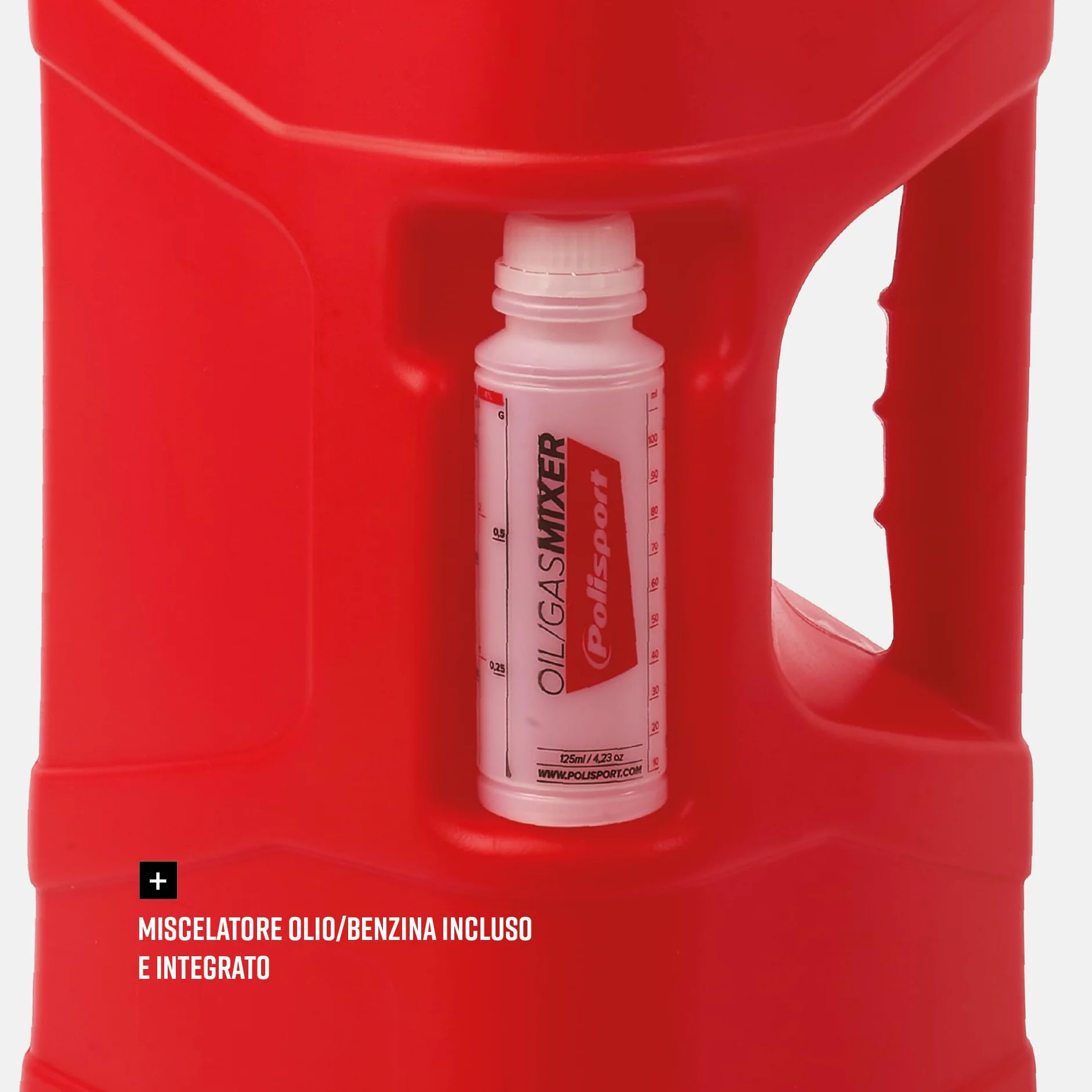 POLISPORT 8464600001 Tanica carburante 10L Rosso
