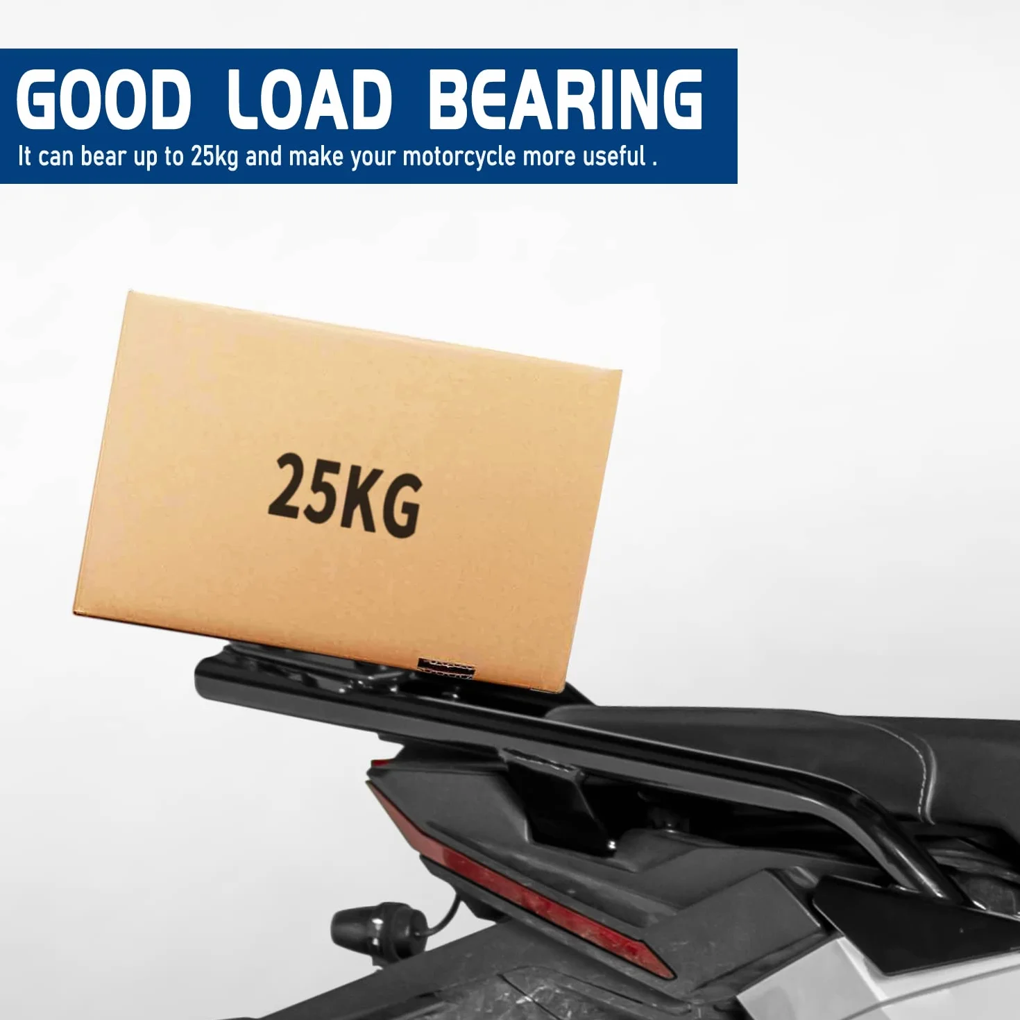 Portapacchi posteriore per moto Supporto per portapacchi Supporto per piastra per telaio compatibile con X-ADV 750 XADV750 2021 2022 2023 2024