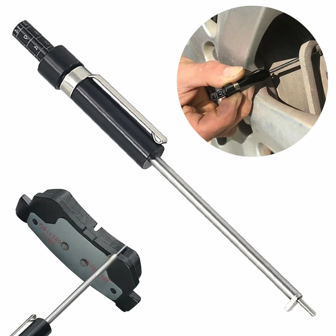 JNNJ Tester Pastiglie Freni Auto, Calibro Spessore Portatile