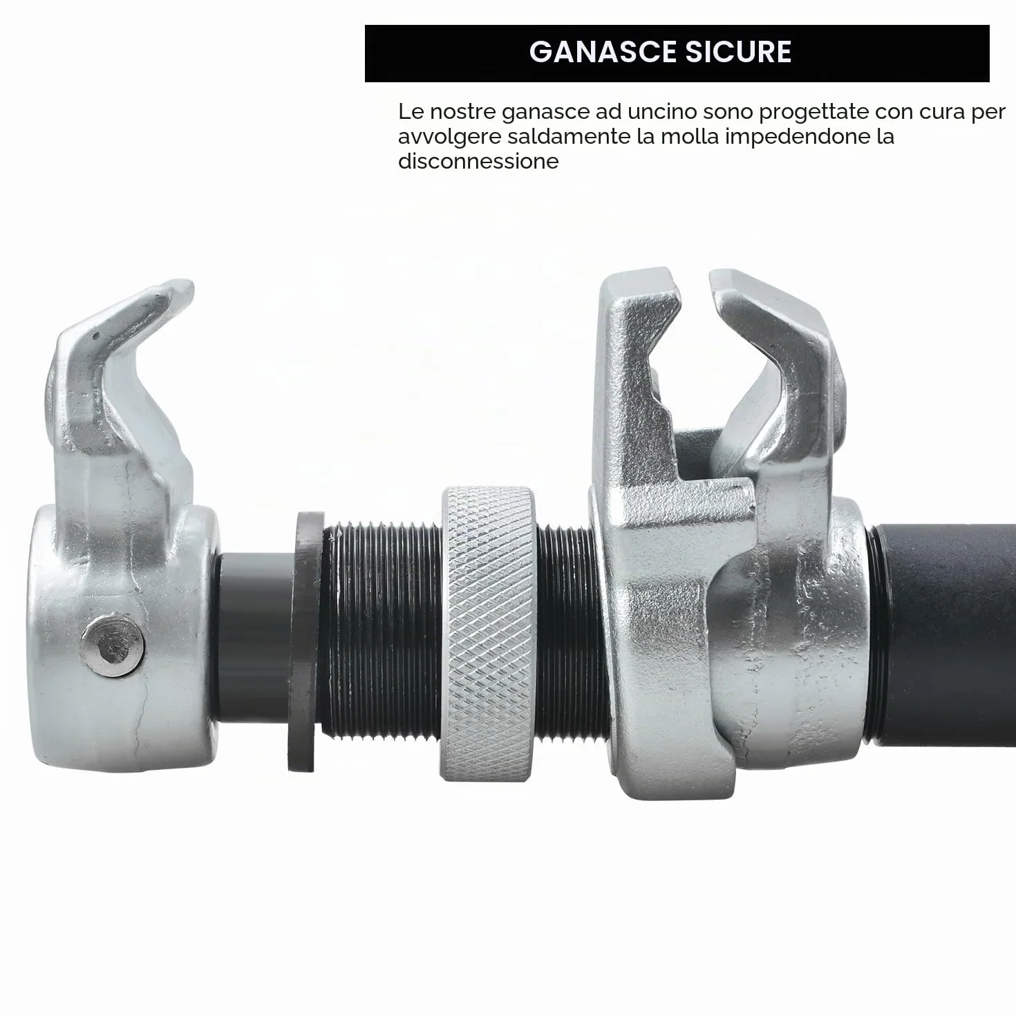 Set compressore molle ammortizzatori universale per auto 2 Pezzi capacità carico 1,2 T
