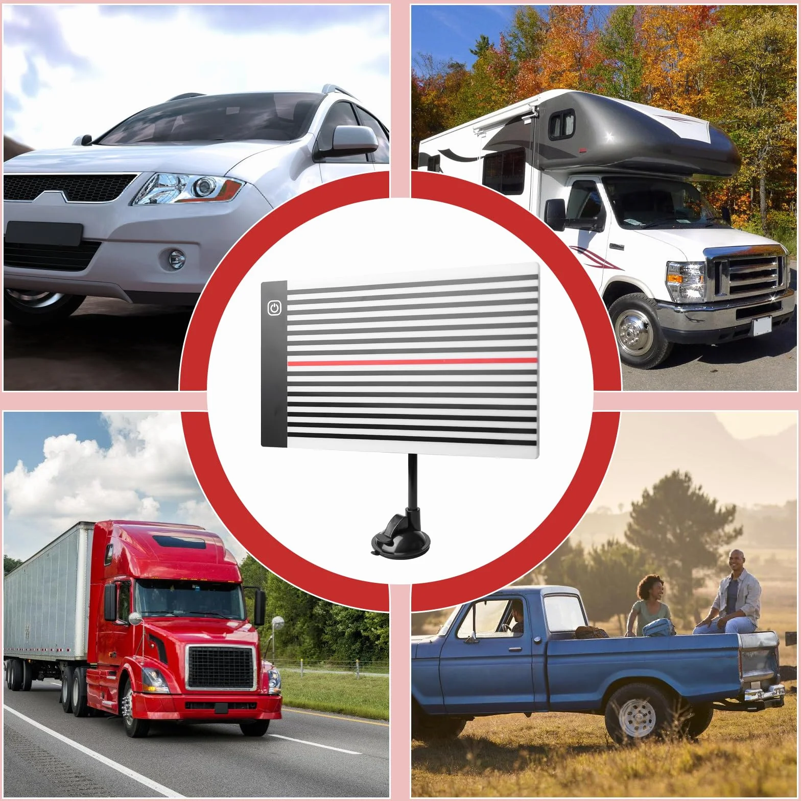 GOMETY Luce per riparazione delle ammaccature senza vernice, pannello luminoso LED con supporto regolabile, lampada di prova USB per carrozzeria e pannello riflettente LED, kit di riparazione