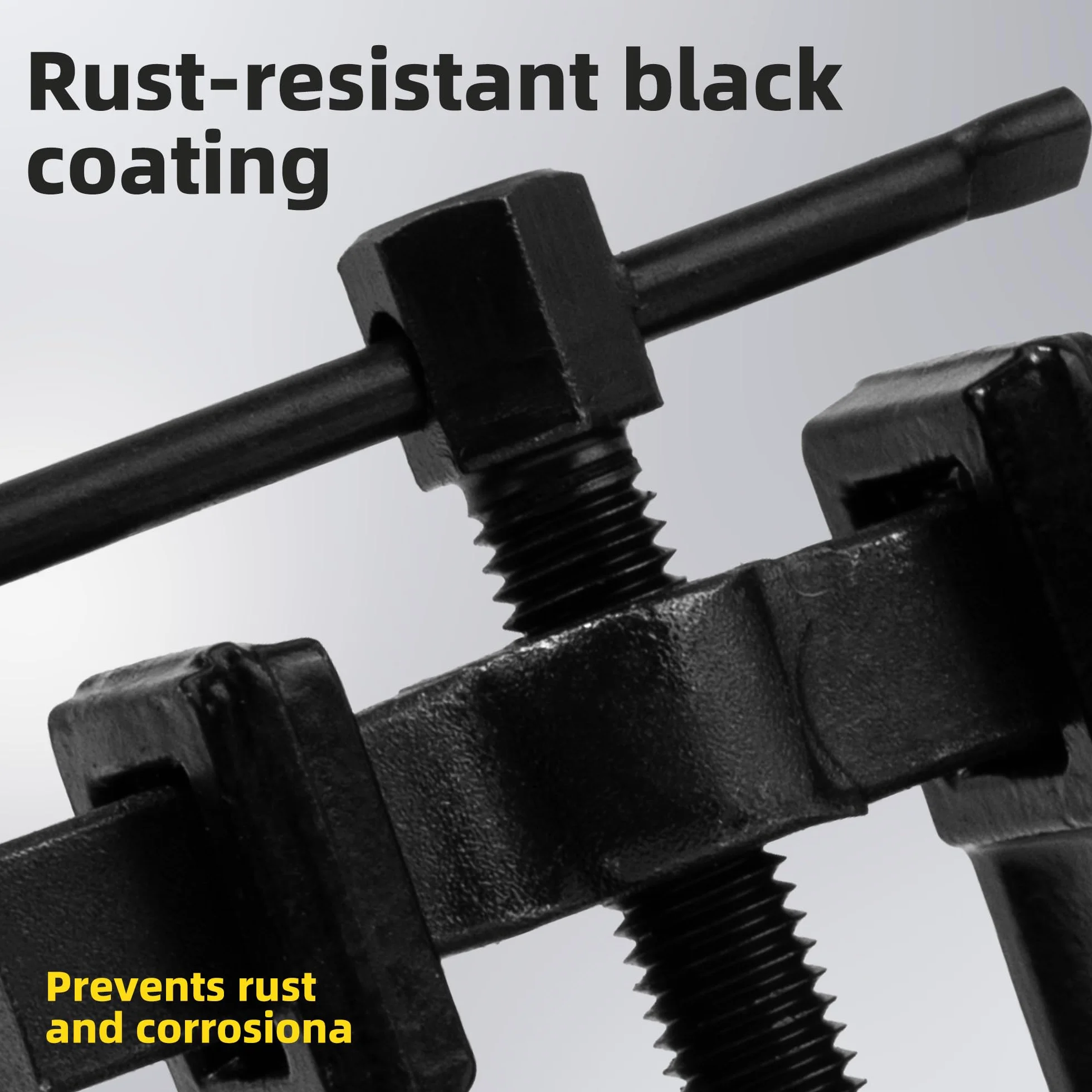 Estrattore per Cuscinetti a 2 Ganasce 2'',3'',4'',6'' 35-90 mm Acciaio al Cromo Vanadio Nero