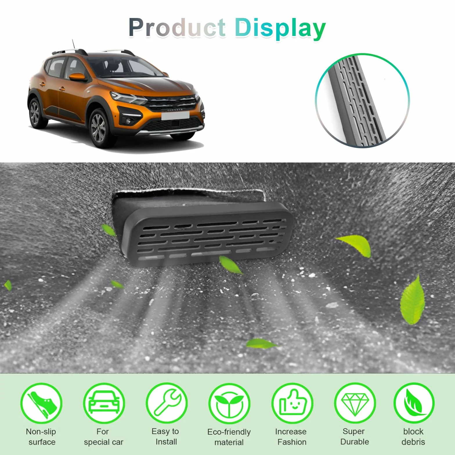 GAFAT Dacia Sandero 3 Stepway Jogger 2021-2025 Copertura Protezione Air Vent Filtri Aria Accessori