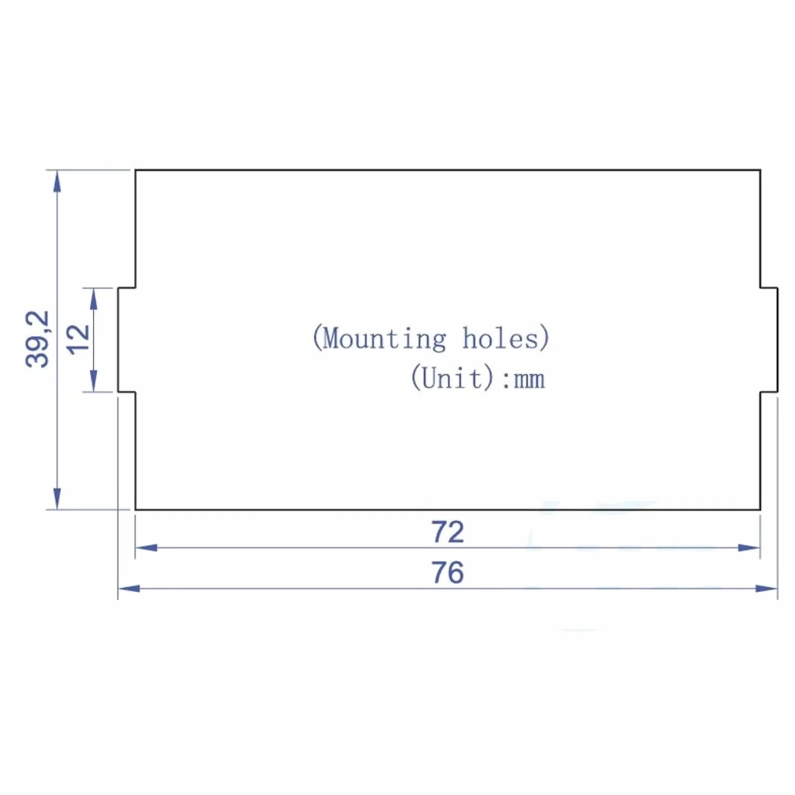 Voltmetro digitale LCD DC 200mV 2V 20V 200V 500V Misuratore di tensione Volt Tester da pannello Voltmetro Voltmetro Alimentazione 8-12V(DC500V,Power DC or AC8-12V)
