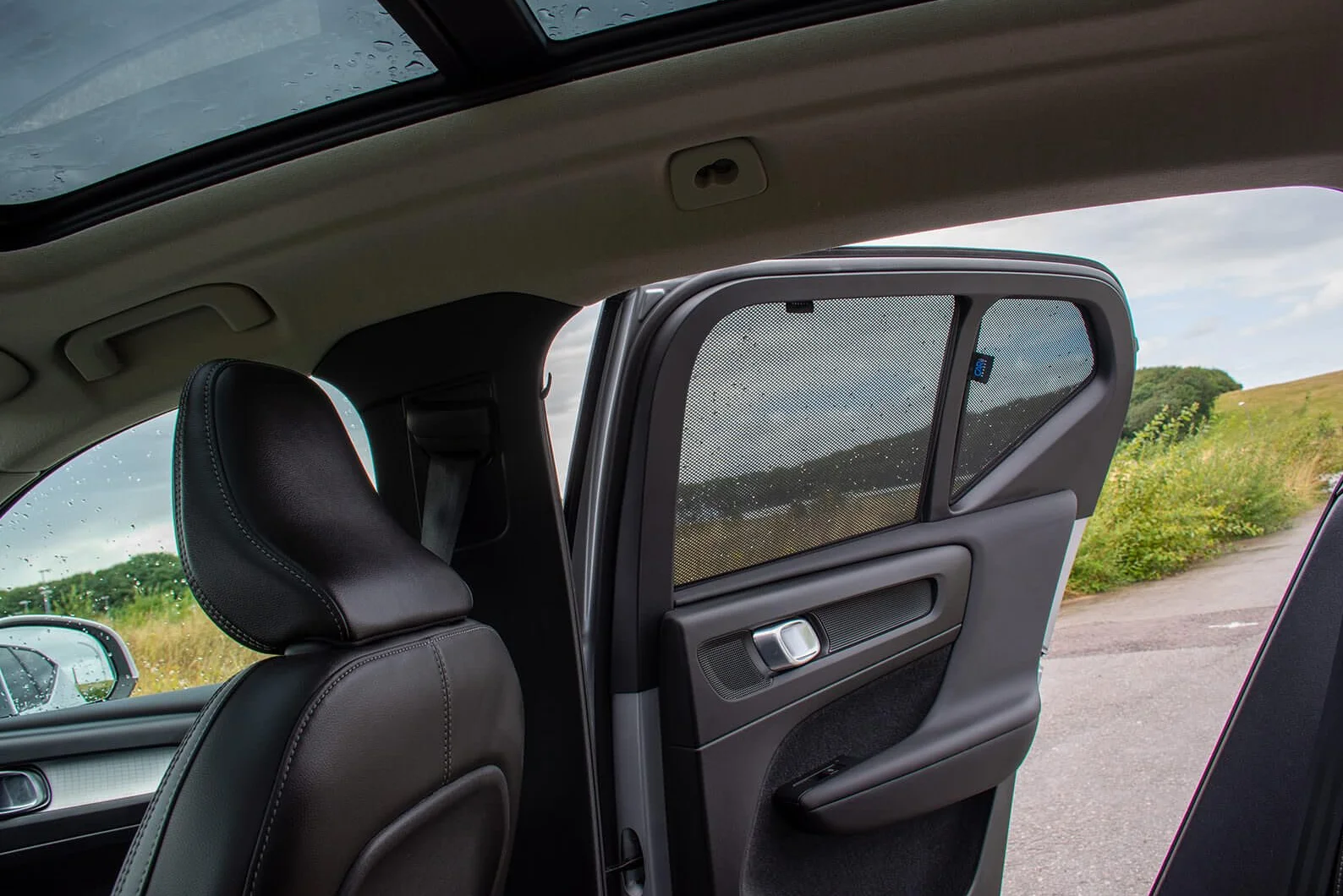 Set di Car Shades (Porte Laterali Posteriori) Compatibile con Volvo XC40 2018- (4-Parti) Tendine Parasole su Misura