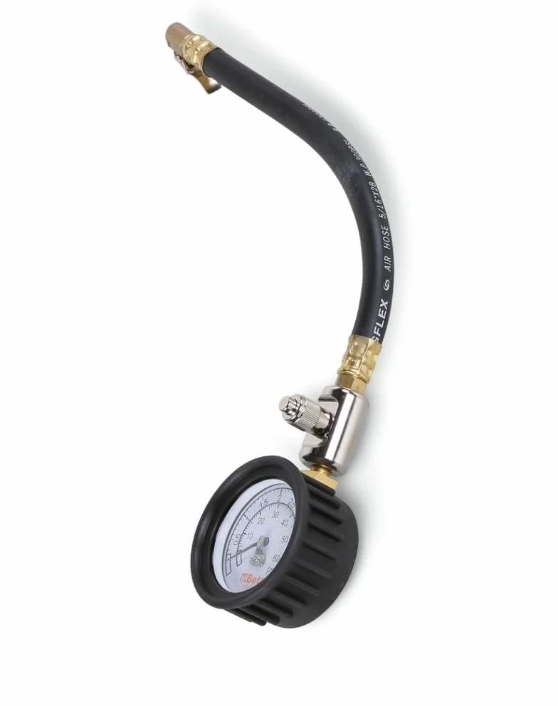 Beta 1949M Misuratore di pressione pneumatici 0-4 bar manometro antiurto tubo 290 mm