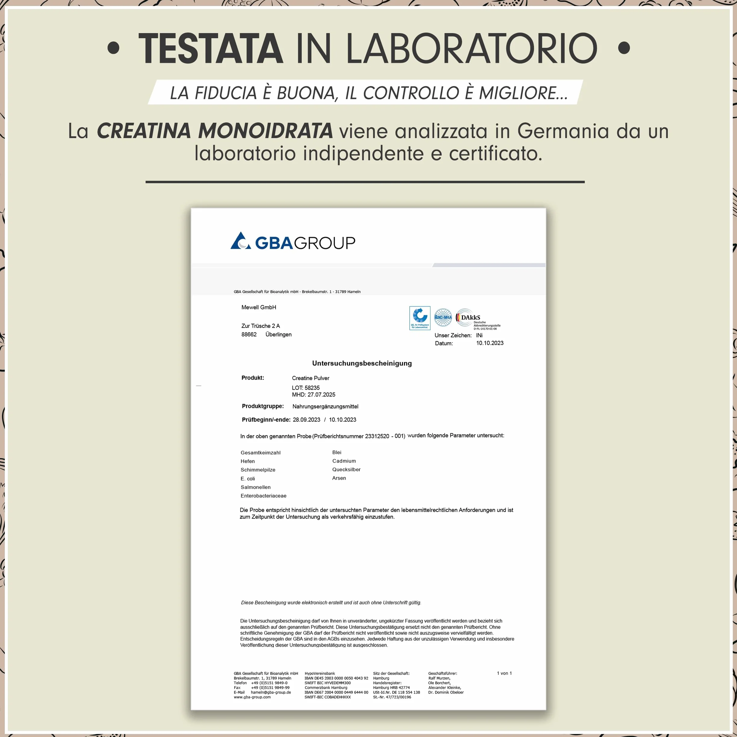Creatina monoidrata polvere 1kg micronizzata pura vegana