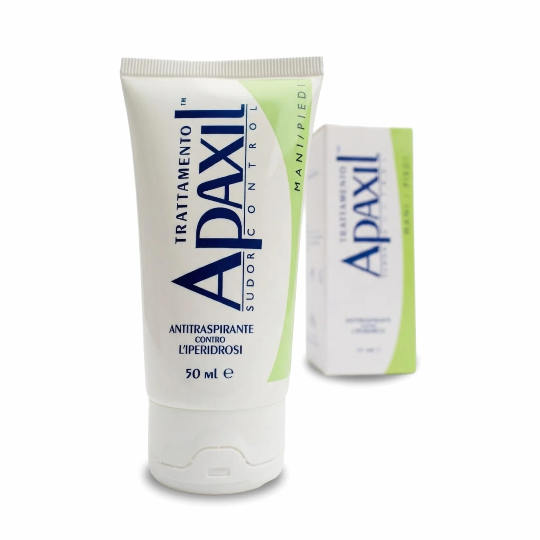 Apaxil Sudor Control Mani e Piedi Notte 50ml, Gel Antitraspirante Contro Iperidrosi Palmari e Plantari