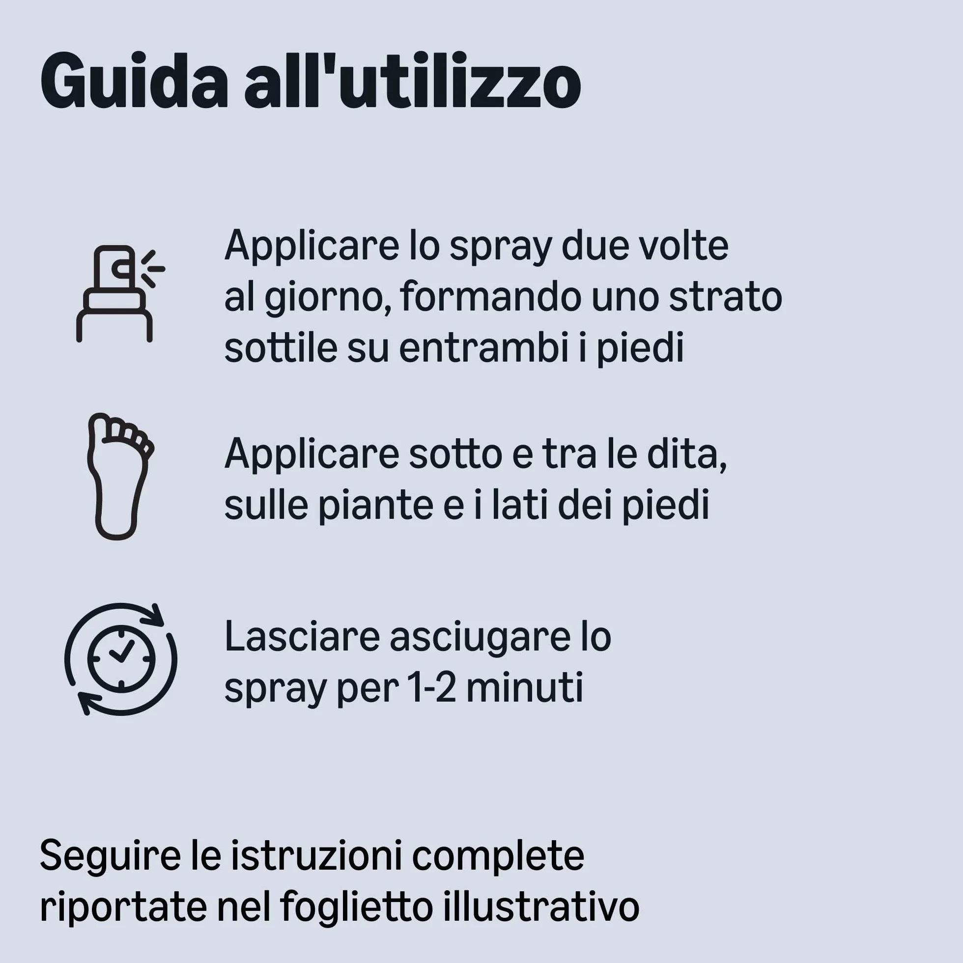 Amazon Spruzzare per il trattamento del piede d'atleta, Senza Profumazione 50ml
