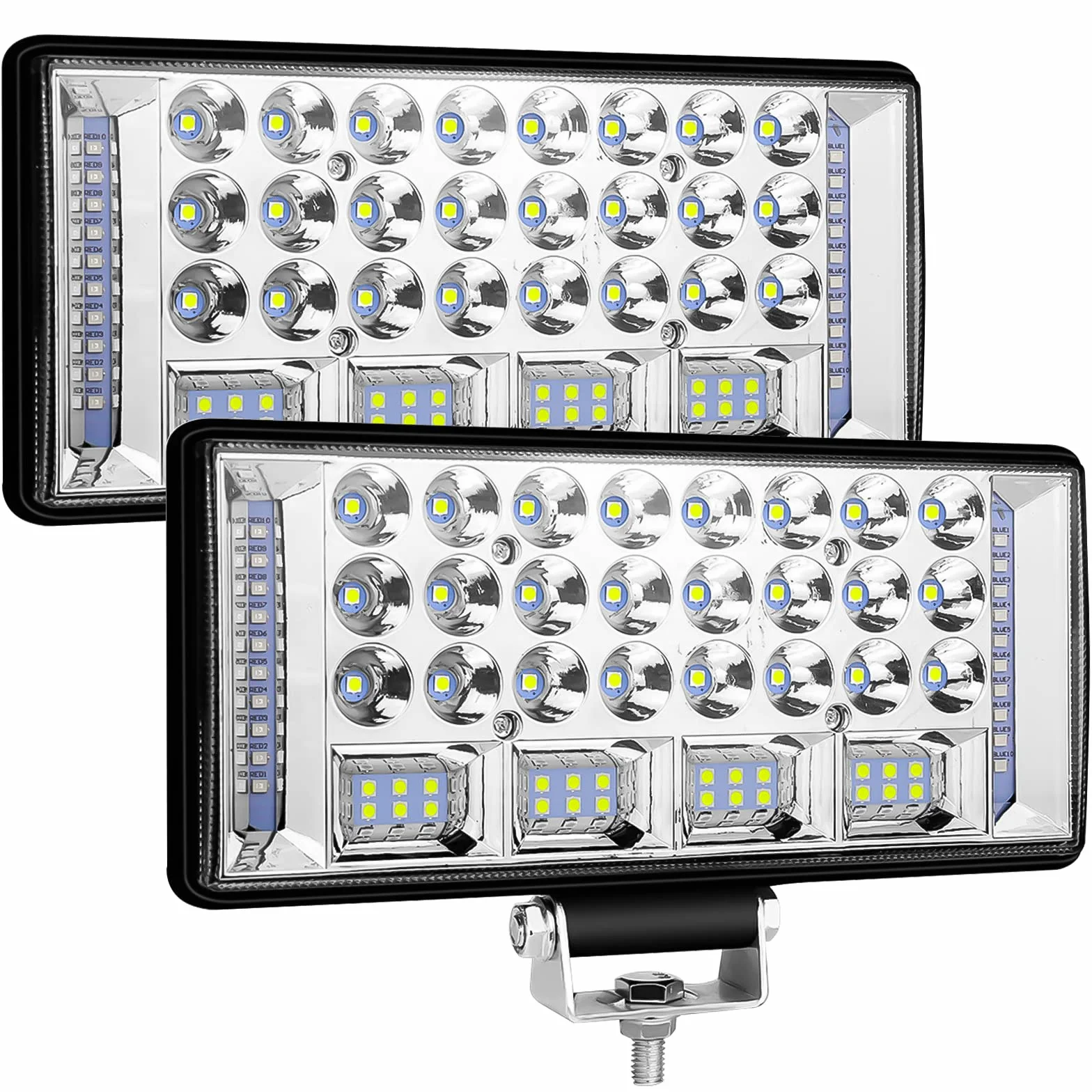 Faro da Lavoro LED 12V 24V 33200 lm 304W IP68 Impermeabile 6000K Spot Luci per Auto Moto ATV SUV Trattore