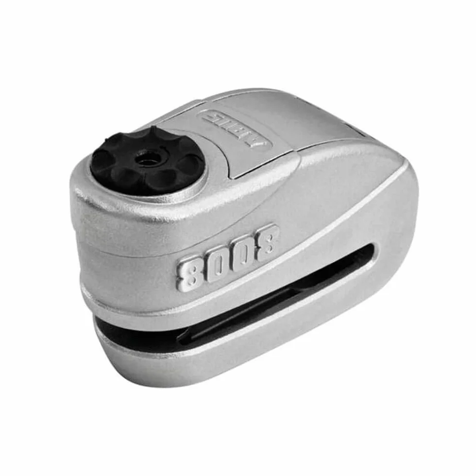 ABUS Blocca disco freno Granit Detecto XPlus 8008 2.0 - Blocca moto con allarme - Livello di sicurezza 19 - Grigio