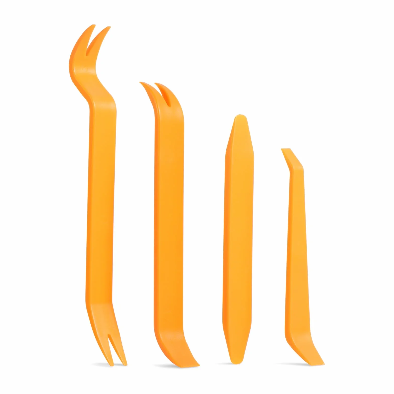 Diboniur 4Pcs Kit smontaggio Plastiche Auto, Leve Plastica Smontaggio Auto per Pannelli Auto Autoradio Cruscotto