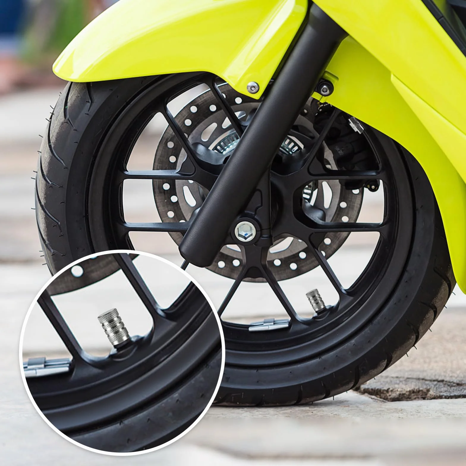 12 tappi per valvole universali in alluminio per pneumatici auto camion SUV moto bicicletta