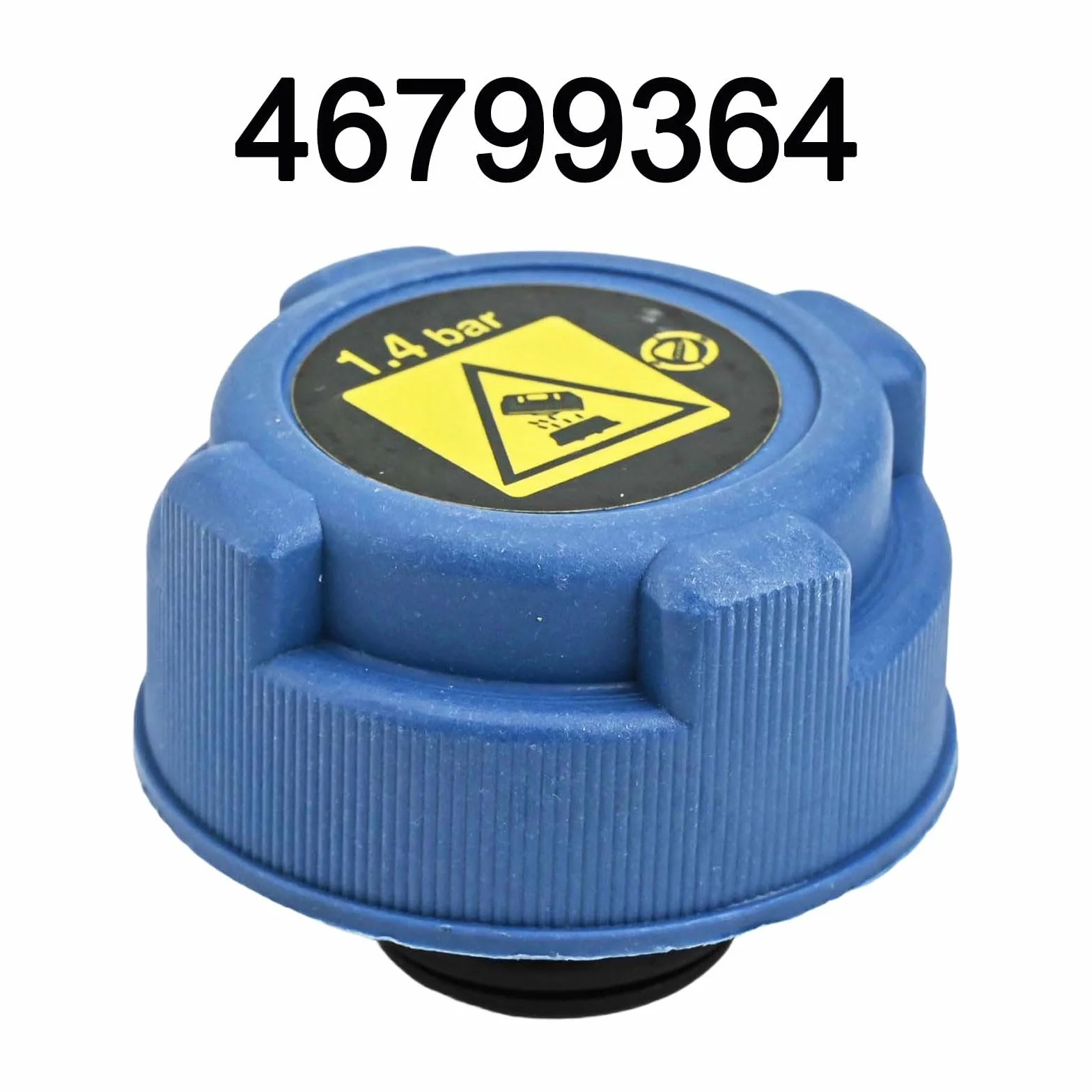 Tappo di ricambio per serbatoio di espansione, compatibile con Lancia, coperchio del serbatoio del liquido refrigerante, copertura in plastica ABS blu per Panda Punto 500 Nemo Bipper, OEM 46799364