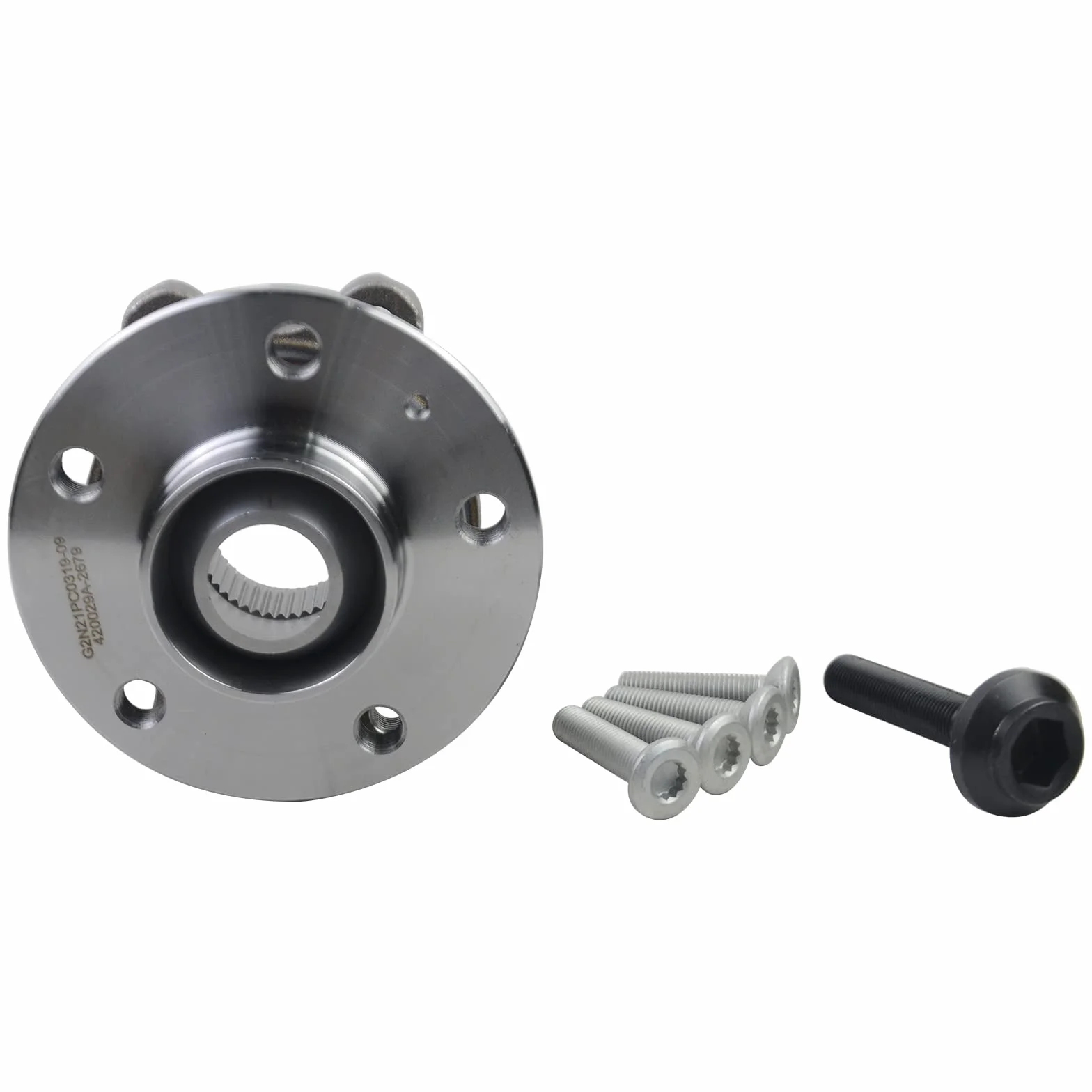 Set Cuscinetti Ruota Anteriore Cuscinetto Ruota con Mozzo Ruota Compatibile con A4 A5 A6 A7 A8 Q5 2007-2018 8K2 B8 C7 4G5 4HL 8RB 8K0407613B 4H0498625B