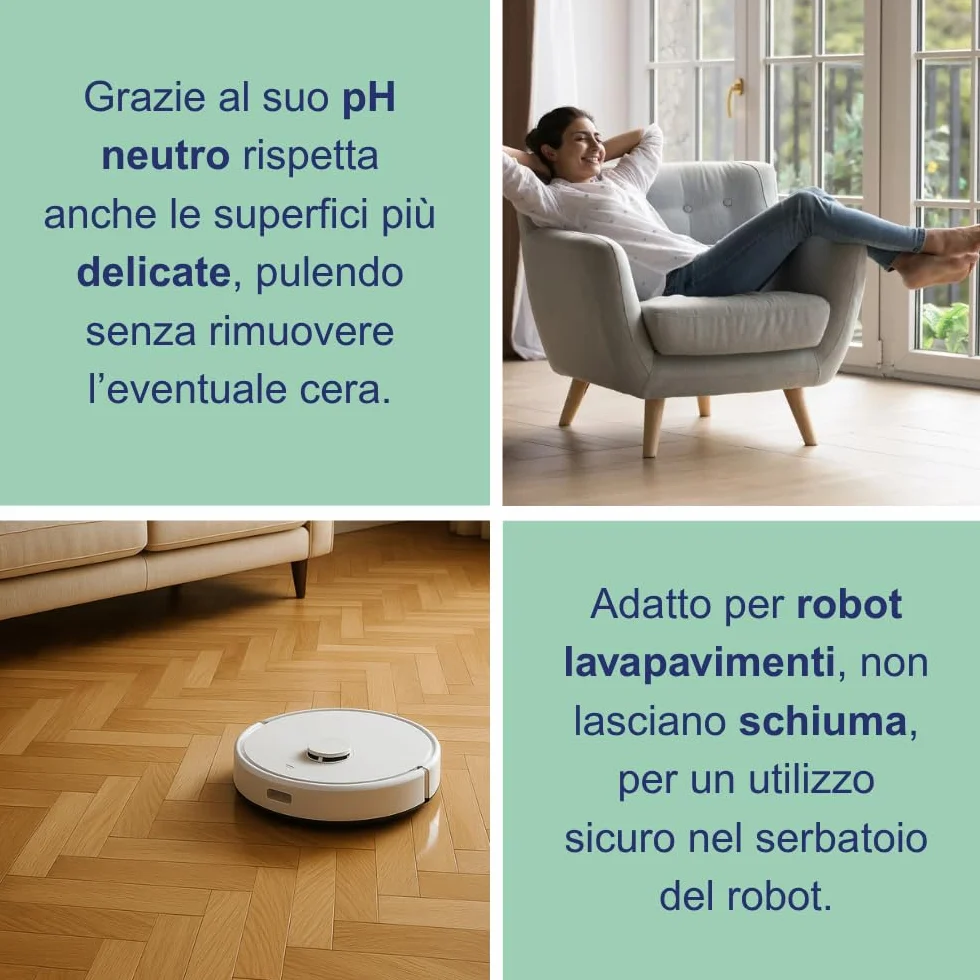 Nuncas Pavimenti Profumati Detergente Fiorito Multipack 3 x 1 litri