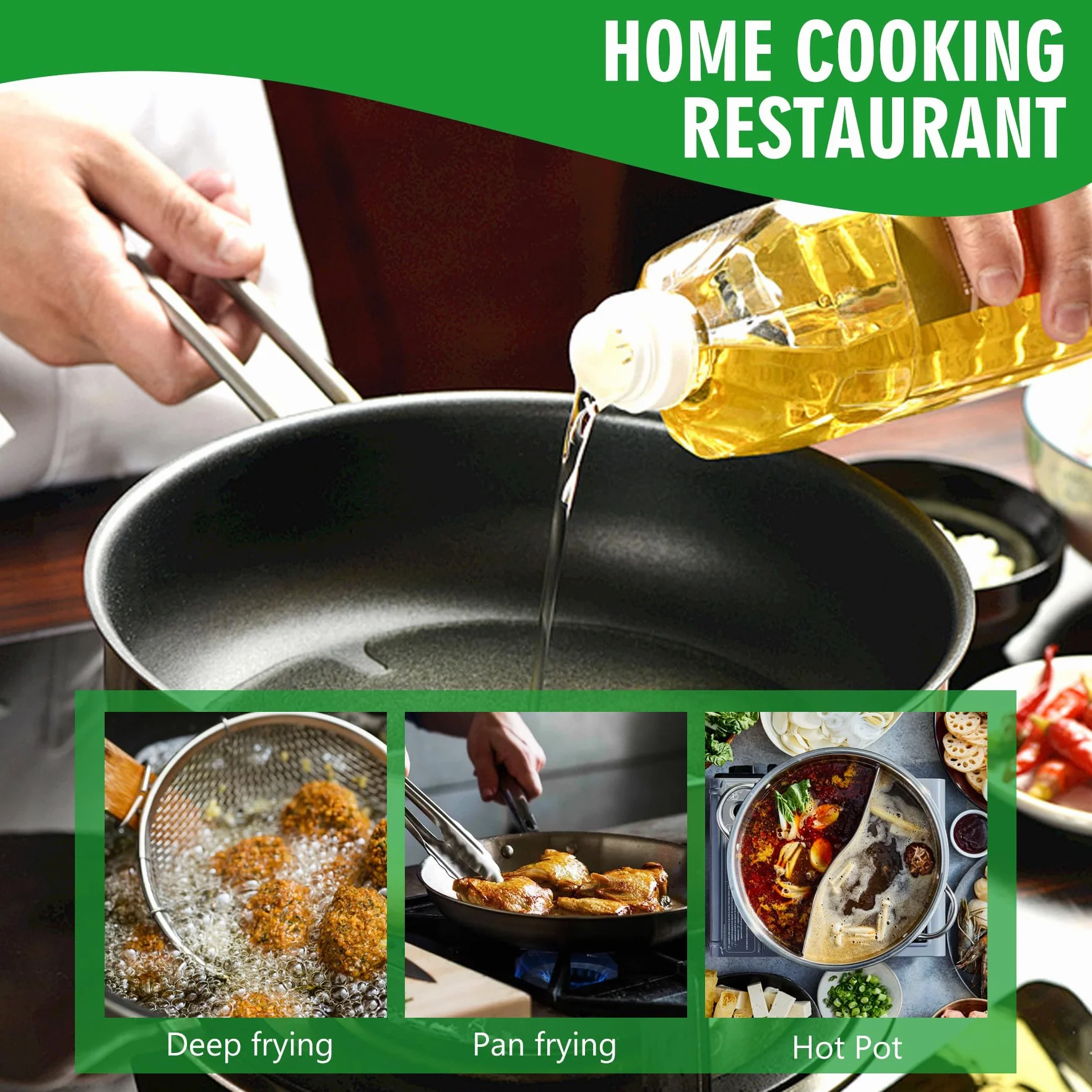 Polvere di Solidificazione per Olio da Cucina 340g - Smaltimento Ecologico Oli di Frittura