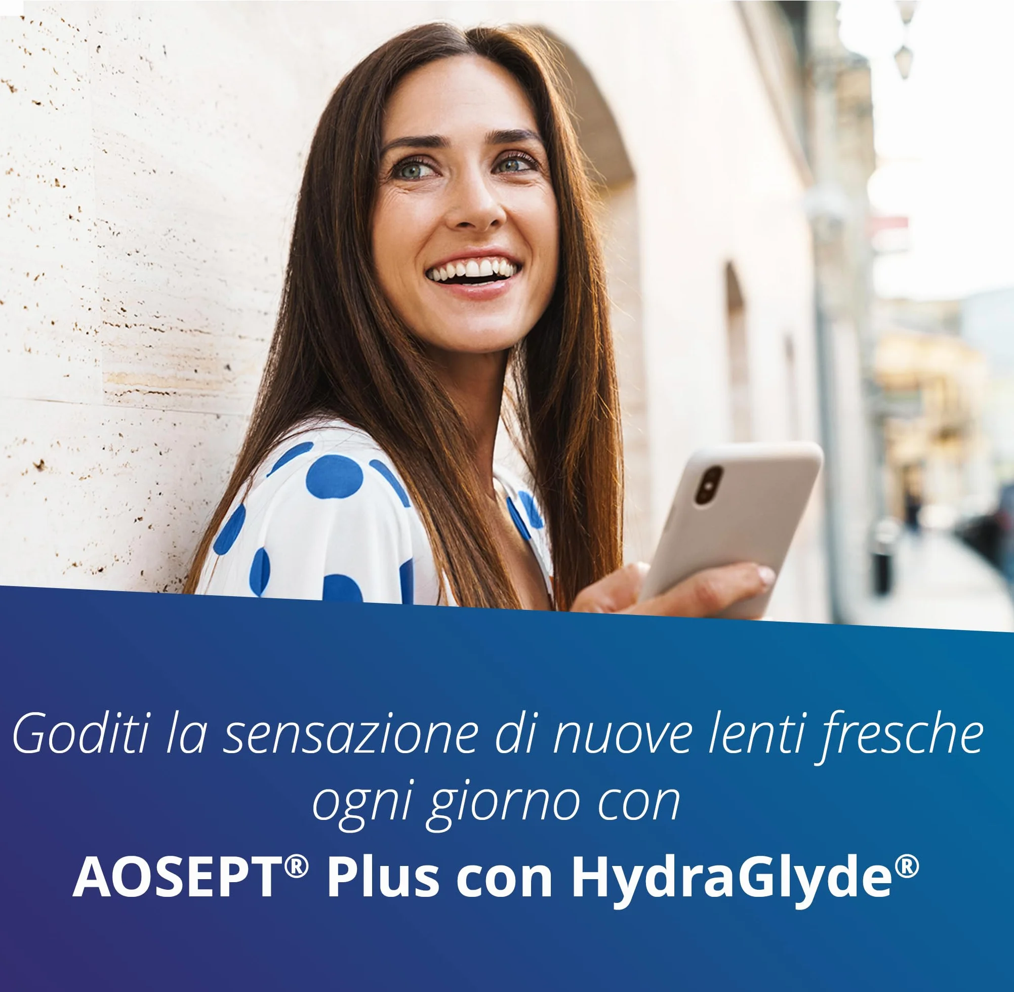 Aosept Plus con Hydraglyde soluzione per lenti a contatto 360 ml flacone singolo