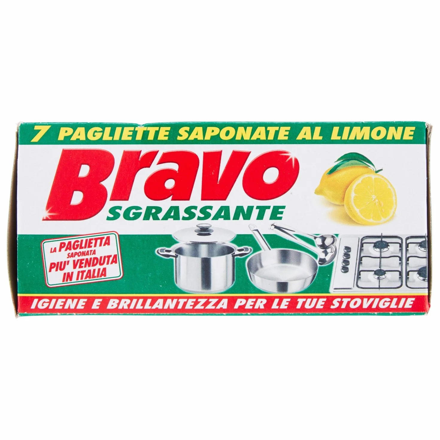 Pagliette Saponate Al Limone per Detergenti per la Cucina, 7 Pezzi