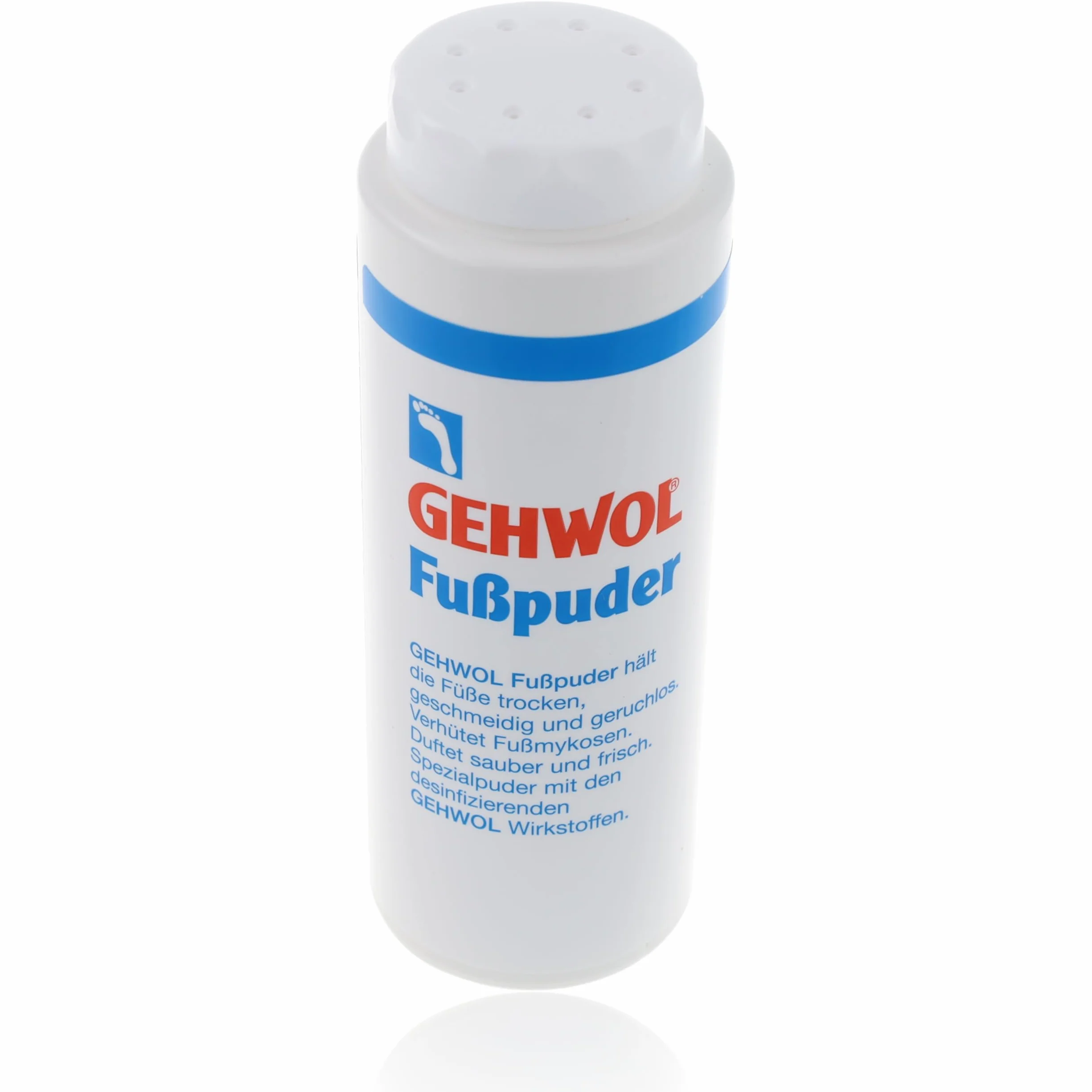 Gehwol Foot Powder, Odourless Anti-Bacterial Talc 100gm Prevents Athlete's Foot for Feet, Shoes & Socks