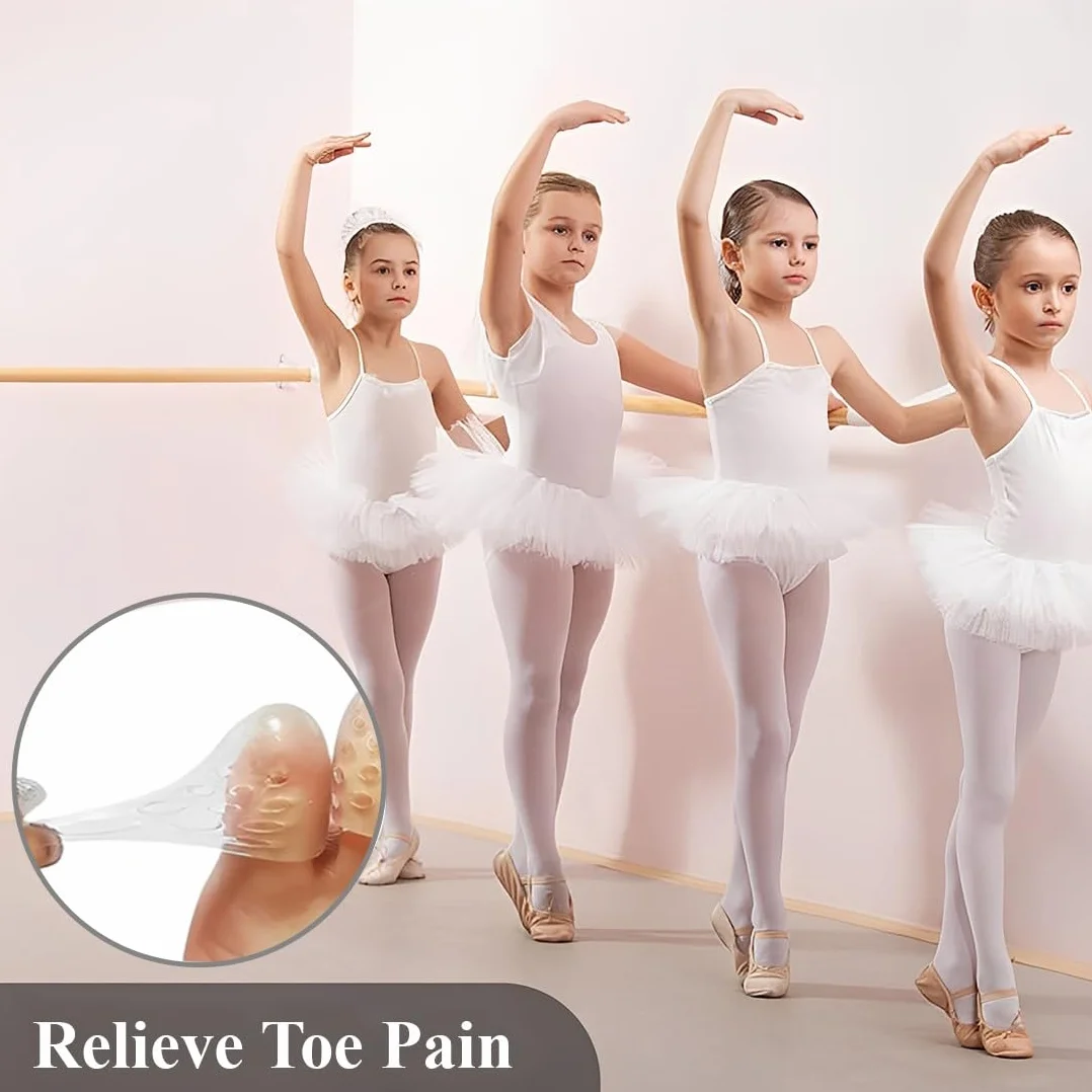 60 Pezzi Protezione Dita Piedi in Silicone, Protezione Mignolo Piede, Separatore Dita Piede Antifrizione